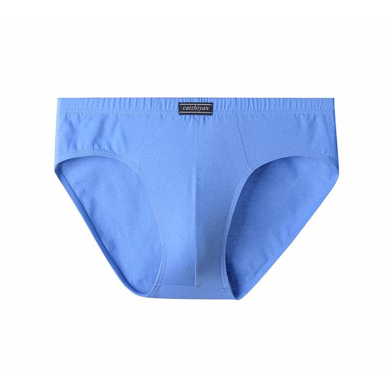 Premium Pure Cotton Men's Plus Size Briefs - Breathable, Sweat-Absorbent for Middle-Aged and Elderly 4XL (80-90 kg)
