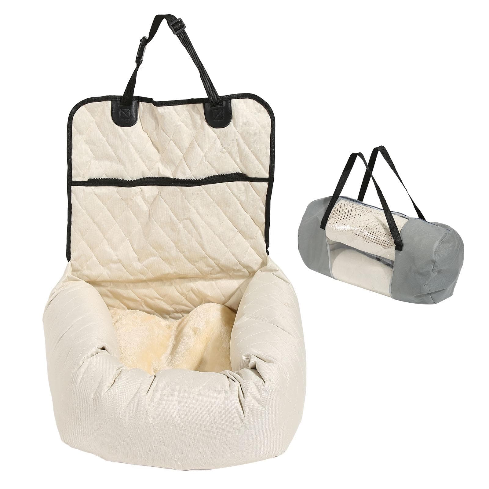 Dog Booster Car Seats Portable Multifunctional Washable Safe Dog Car Travel Carrier Bed for 4