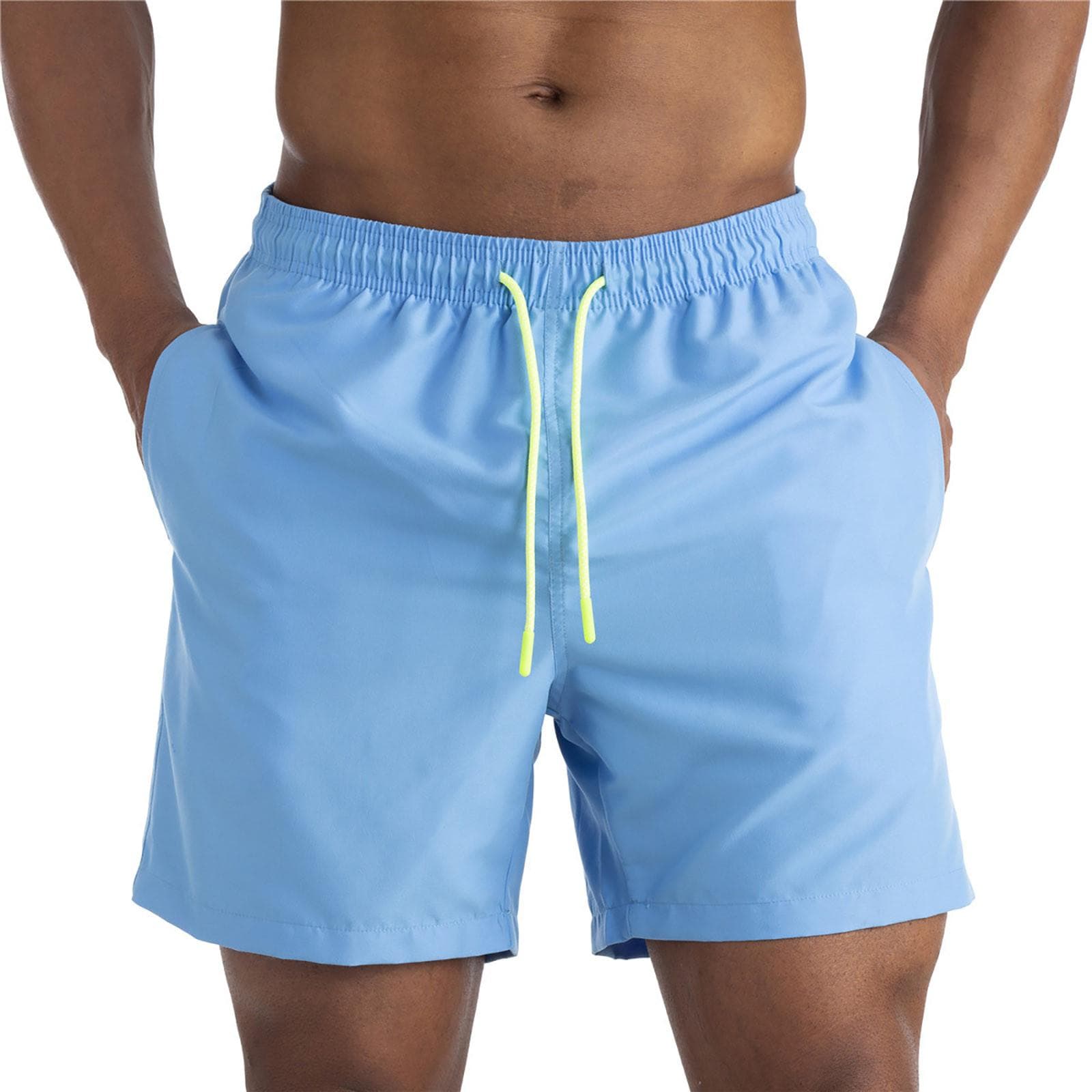 Men's Swim Trunks Quick Dry Beach Shorts With Zipper Pockets And Mesh XXXL