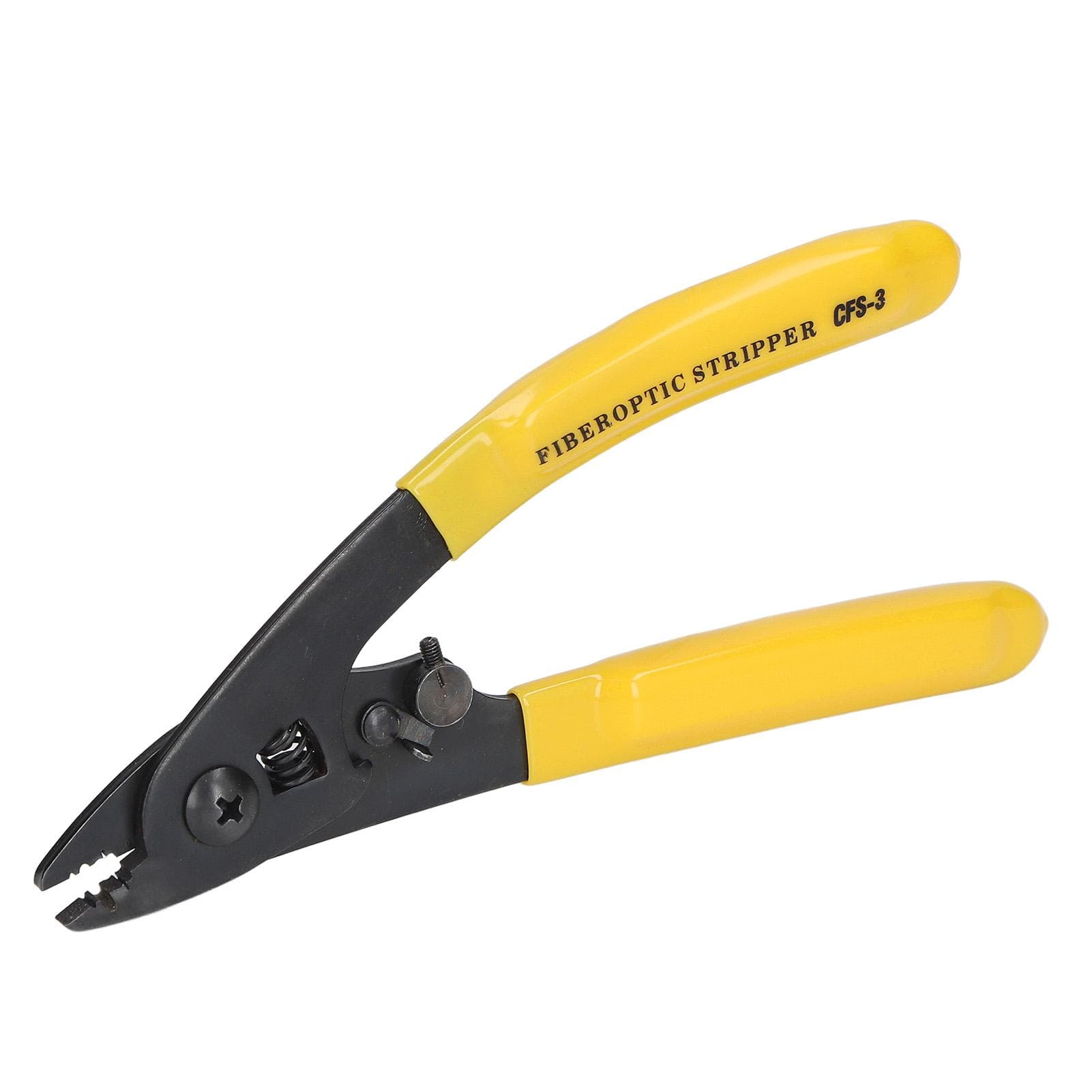 3 Port Hole Wire Stripper Non Slip Ergonomic Labor Saving Fiber Optic Stripping Pliers Tool