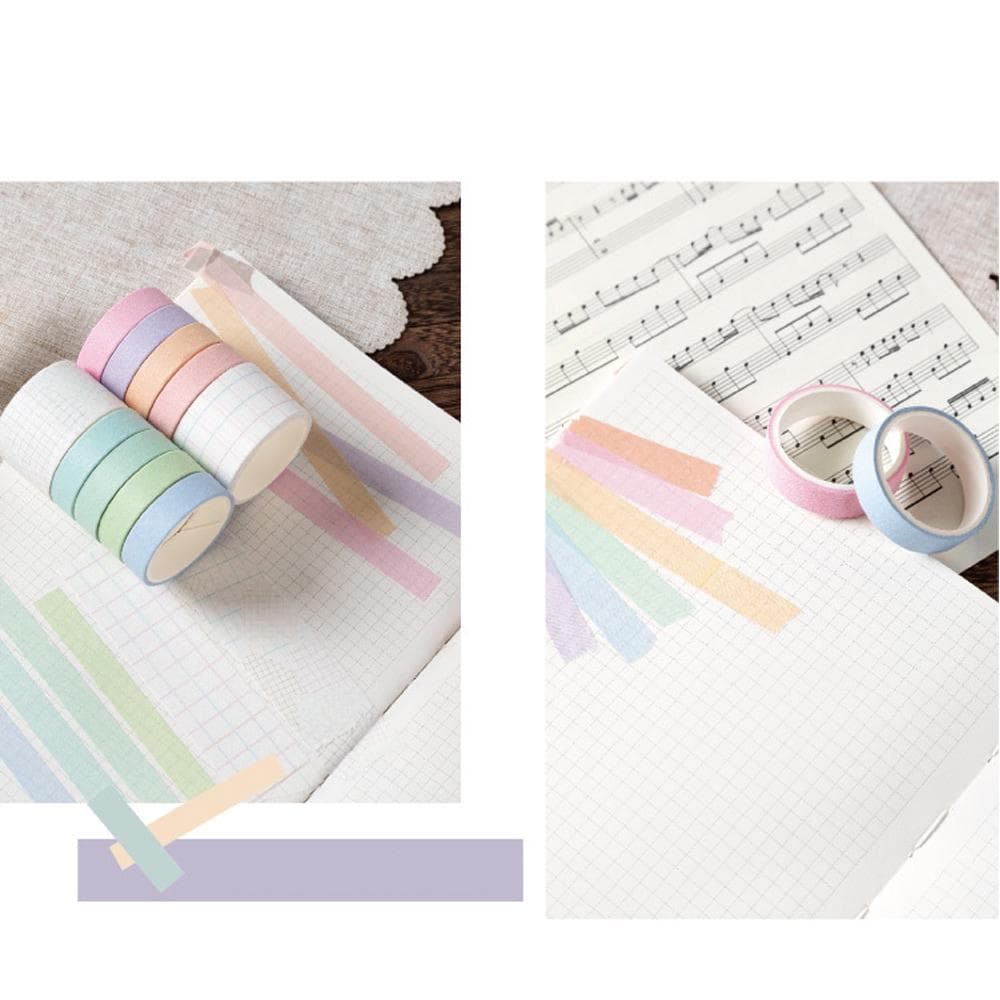 Sweet Dream Series Washi Japanese Paper Tape Scrapbooking Tape Rolls 2 Meters for DIY Decoration Macaron