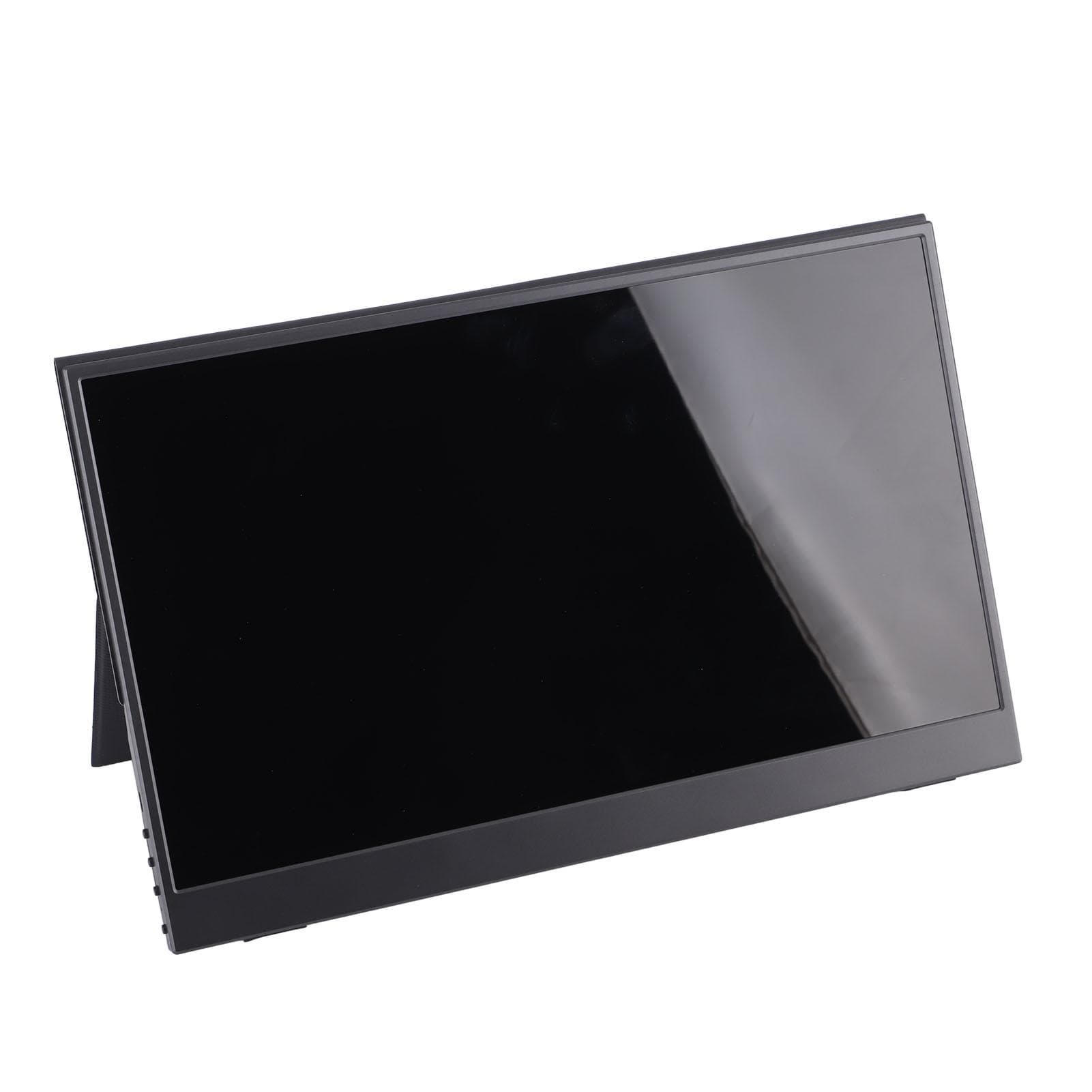 Portable Monitor 15.6in IPS 1080P Built in Speaker 100‑240V 15.6in Lightweight Display Monitor for US Plug