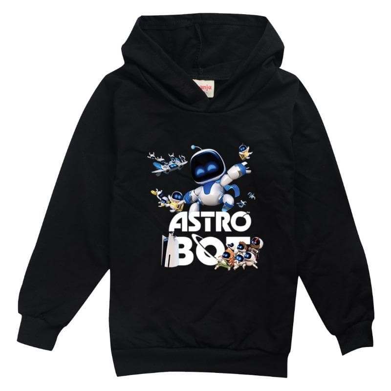 Game Astro Bot Hoodie Kids Comic Clothes for Teens Girl Pullover Long Sleeve Coats Boys Soft Fabric Outerwear Children Clothing 130