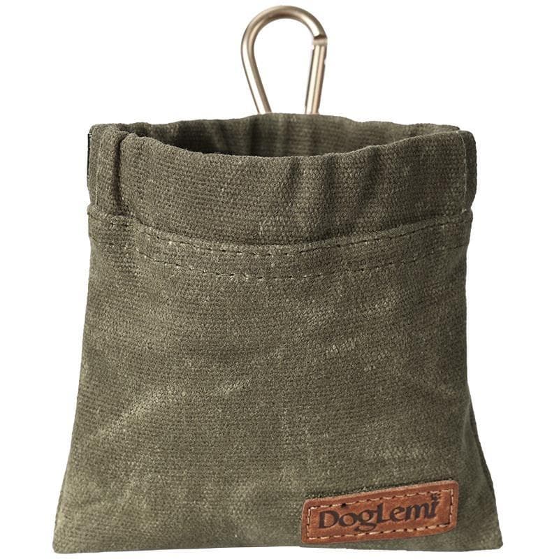 Detachable Dogs Accessories Treat Pouch Hands Free Training Waist Bag Pet Poop Bag Pet Treat Pouch Snack Feed Pocket green