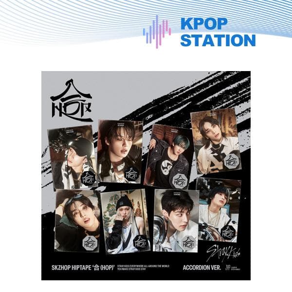 (+shop gift) Stray Kids - SKZHOP HIPTAPE [(HOP)] (ACCORDION VER.) [Random Version] RANDOM