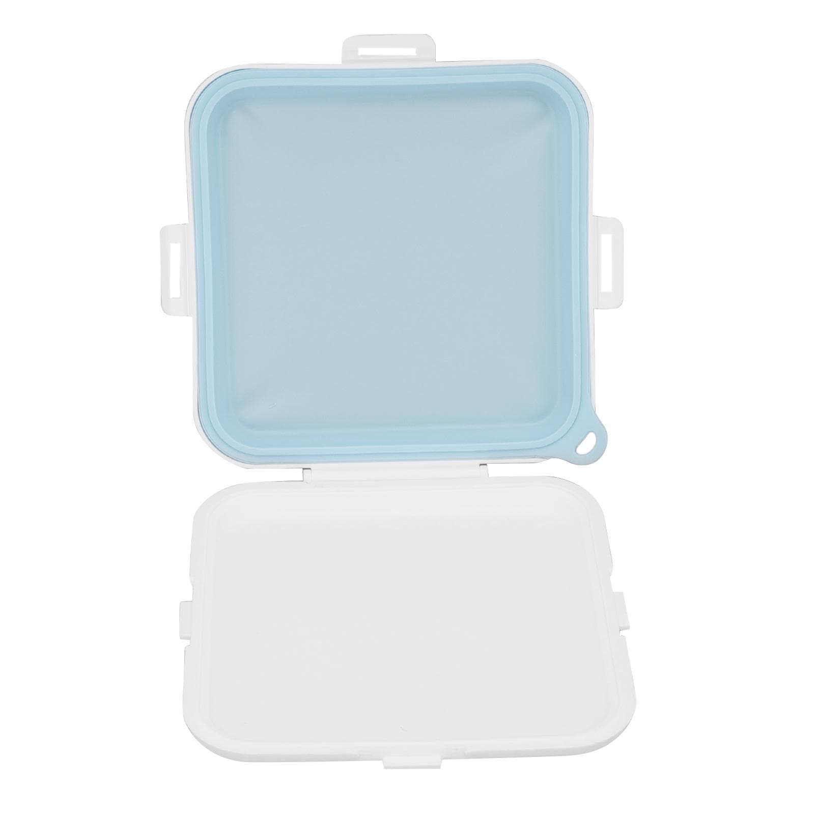 Sandwiches Storage Box Portable Sandwiches Container Lunch Box for Students Office Workers for Work L blue