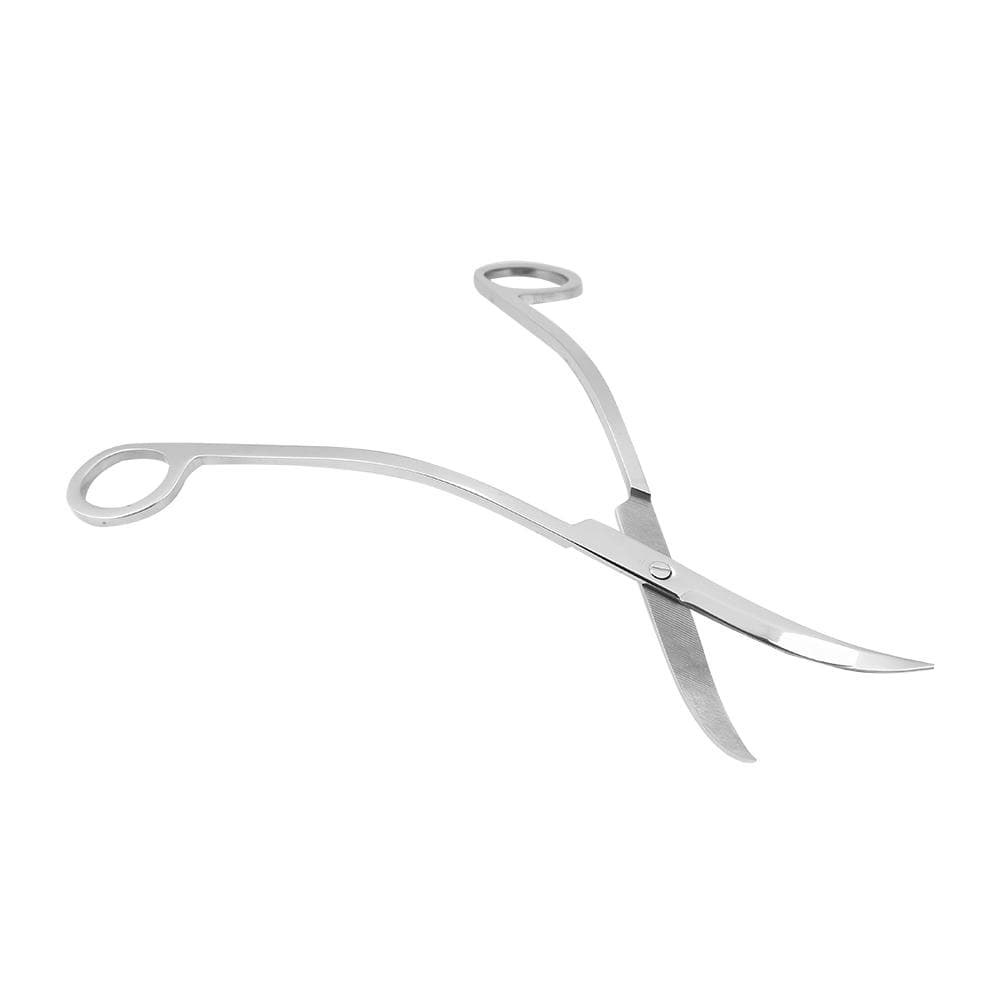 Stainless Steel Aquarium Plant Scissors Water Plant Trim Tool for Fish Tank (Wave Scissors)