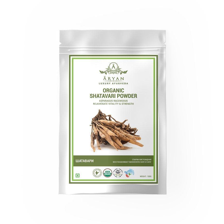 Organic Shatavari Powder (100 g), Organic Shatavari Powder Aryan