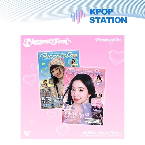 IRENE - 1st Album [Biggest Fan] (Photobook Ver.) Random