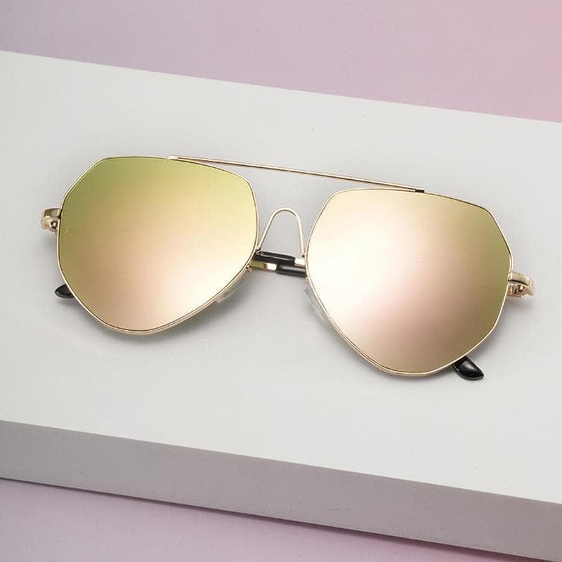 New Vintage Square Sunglasses Women Men Metal Frame UV Protection Sun Glasses Unisex Retro Eyewear MULTI