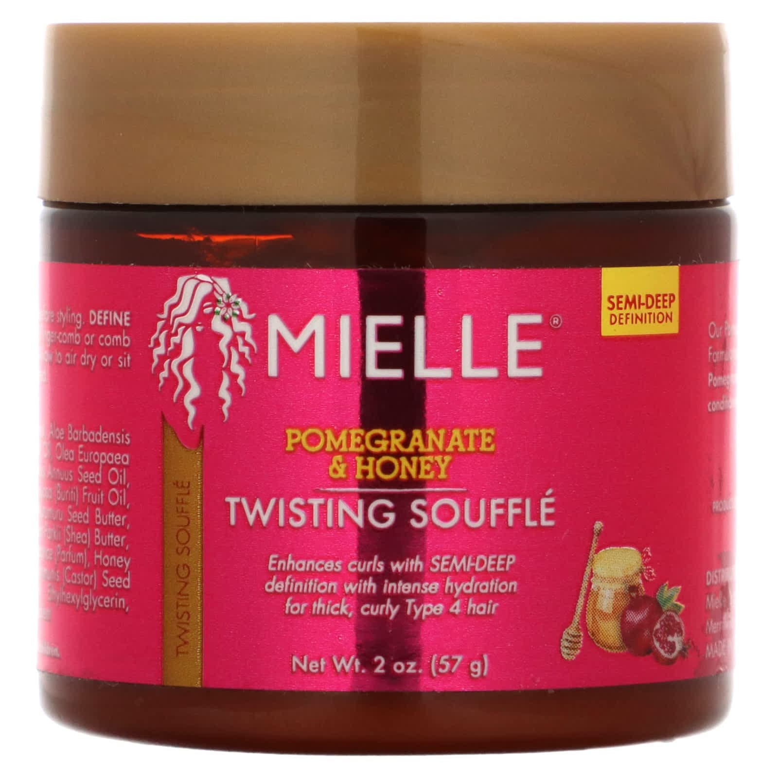Mielle, Twisting Souffle, Pomegranate and Honey, 2 oz (57 g)