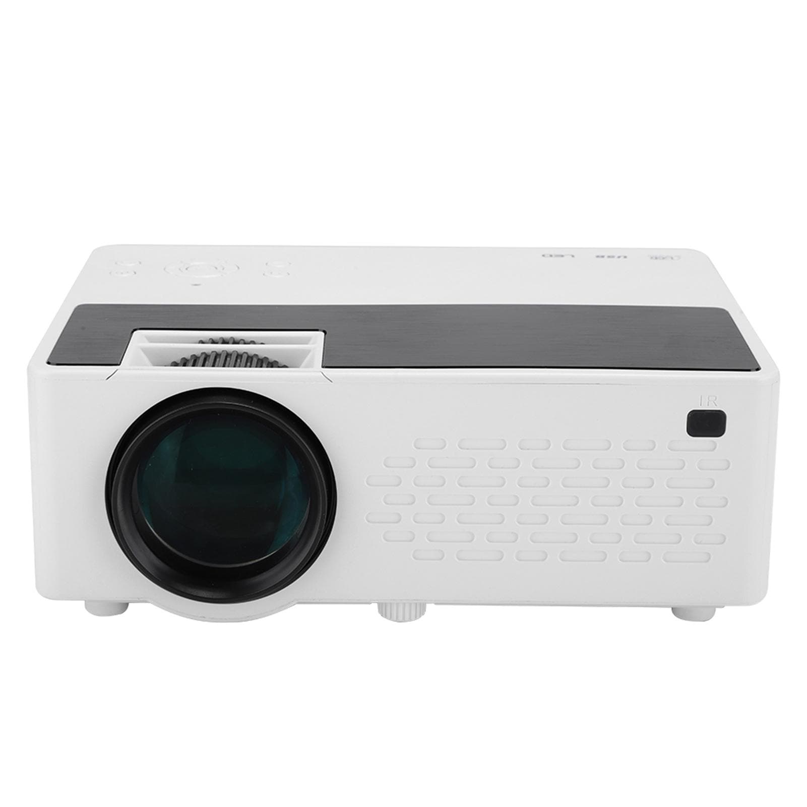J12 Portable USB HDMI VGA Input 1080P Full HD WIFI Wireless Screen Mirroring Projector US Plug