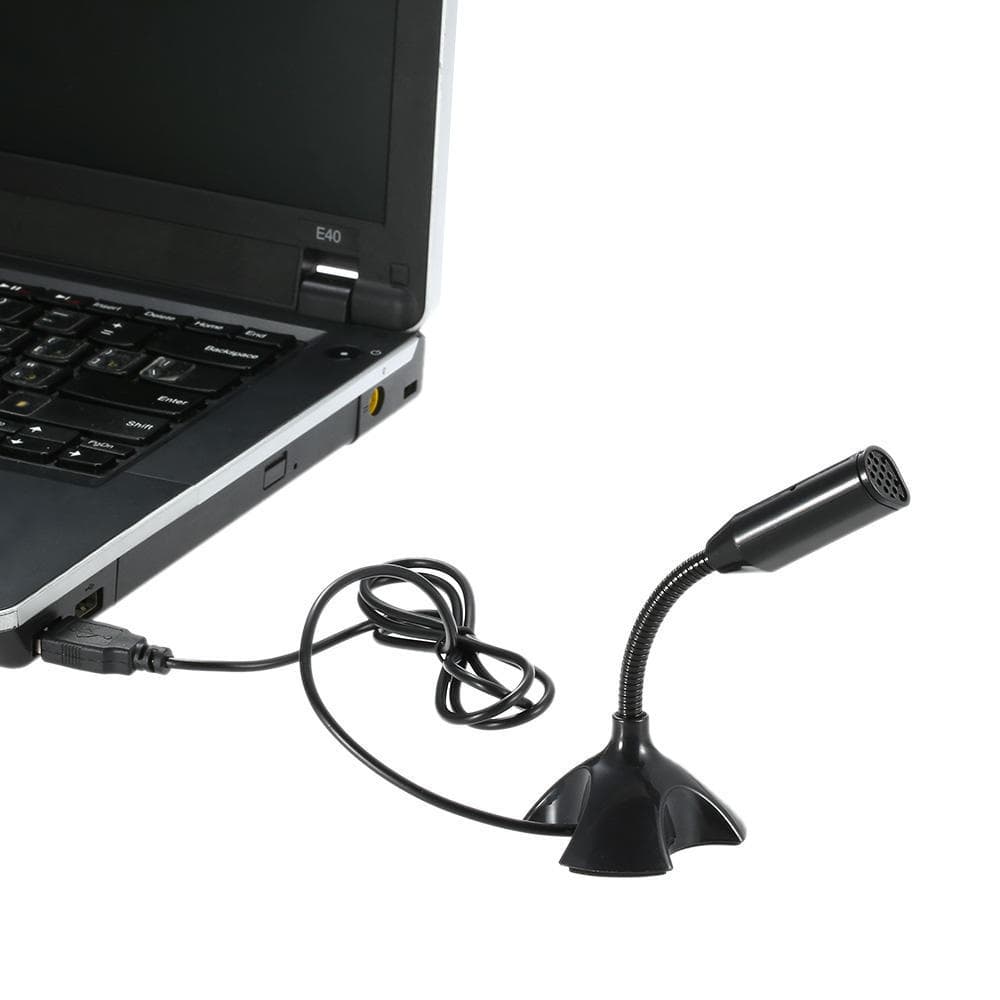 USB Desktop Microphone black web 360 degrees AdjustableUSB Desktop Microphone for computer