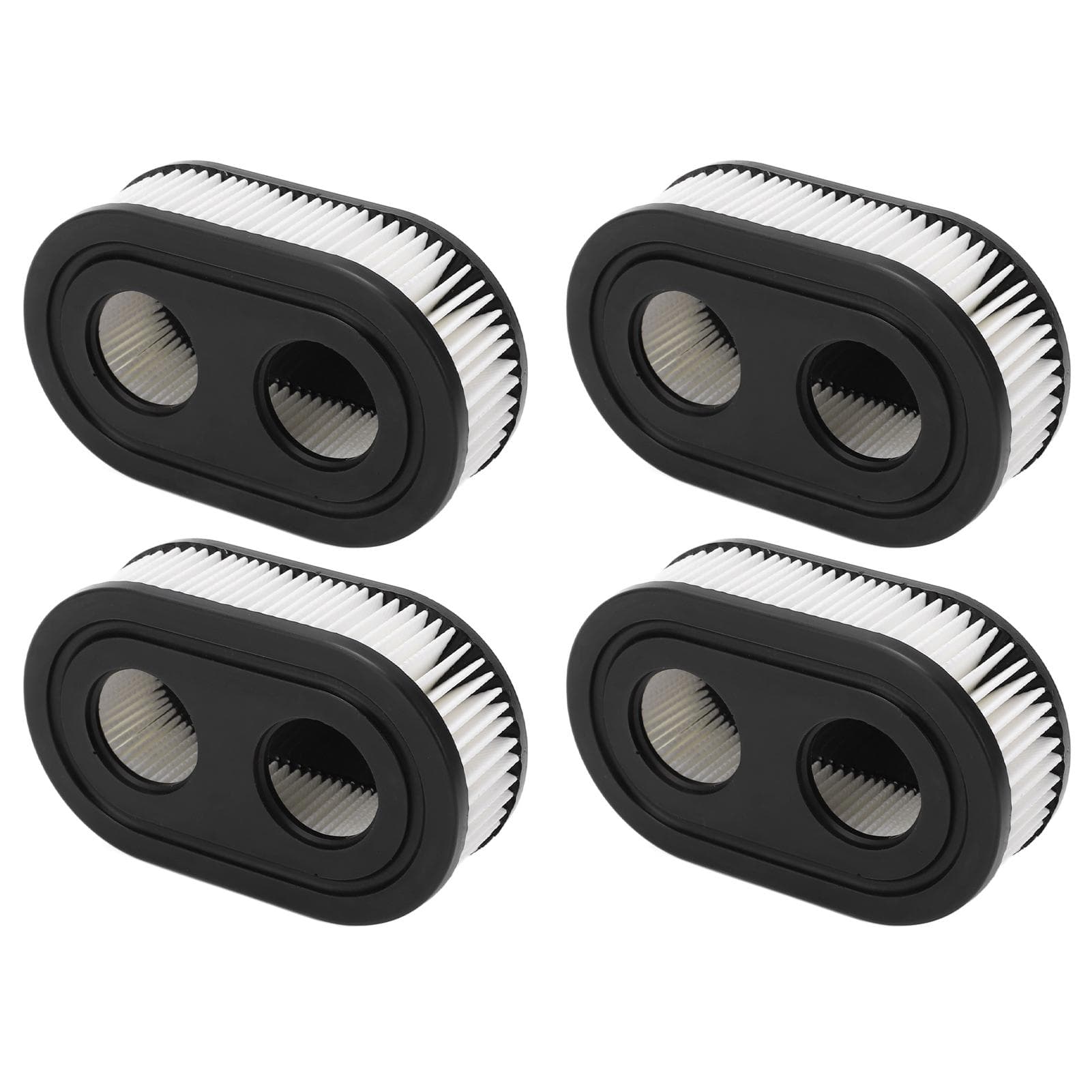 4PCS Lawn Mower Filter Replacement 798452 593260 Rubber Air Cleaner Cartridge for 500EX 550EX