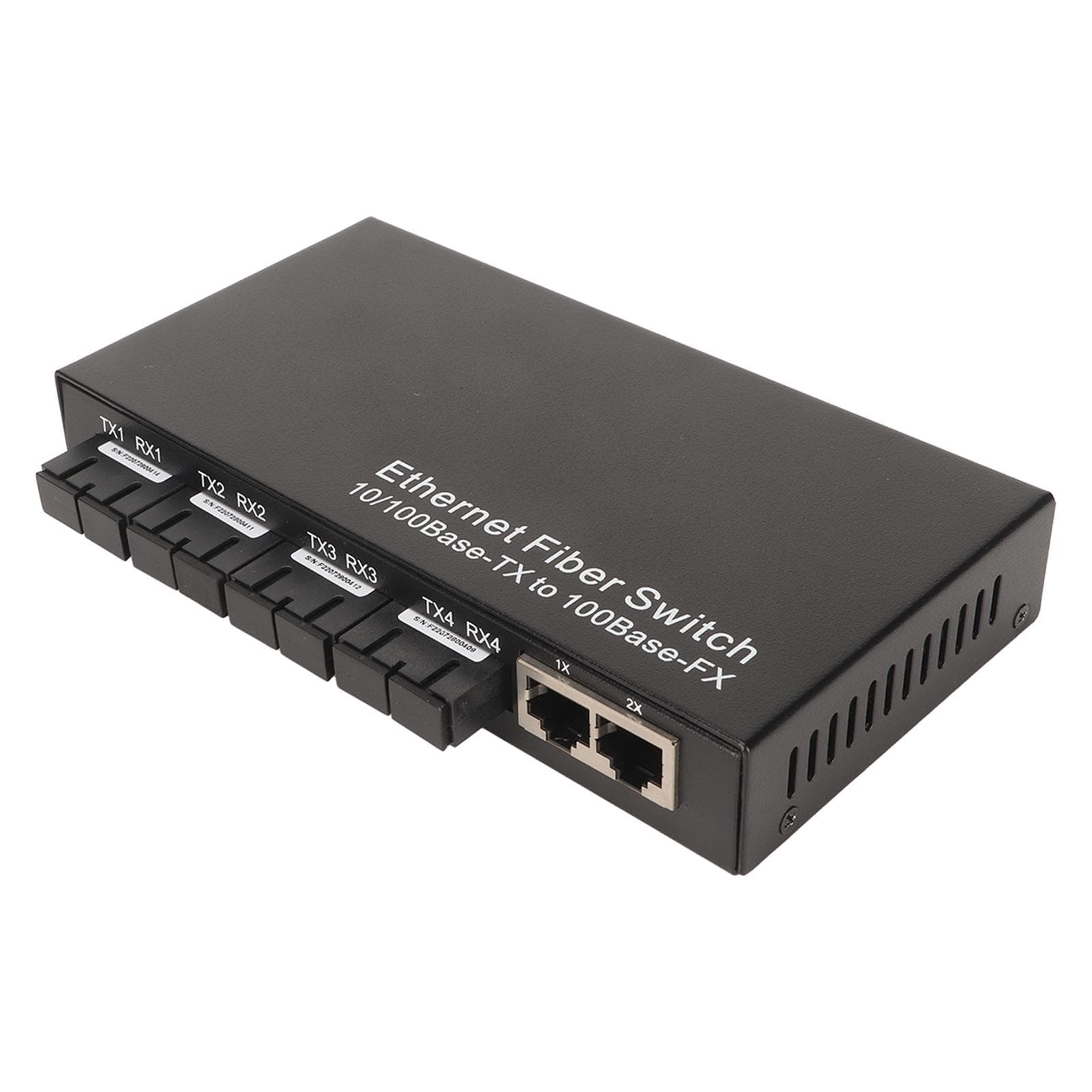 Ethernet to Fiber Optic Media Converter Tx1310nm 10 100Mbps Up To 25km RJ 45 SC Port Ethernet Fiber EU Plug