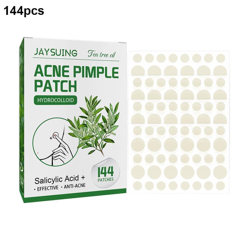 144Pcs Tea Oil Acne Pimple Patch Acne Treatment Stickers Pimple Remover Blemish Spot Face Skin Care