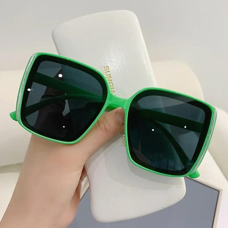 Square Big Sunglasses for Women Retro UV400 Protection Sun Glasses Female Fashion Eyewear