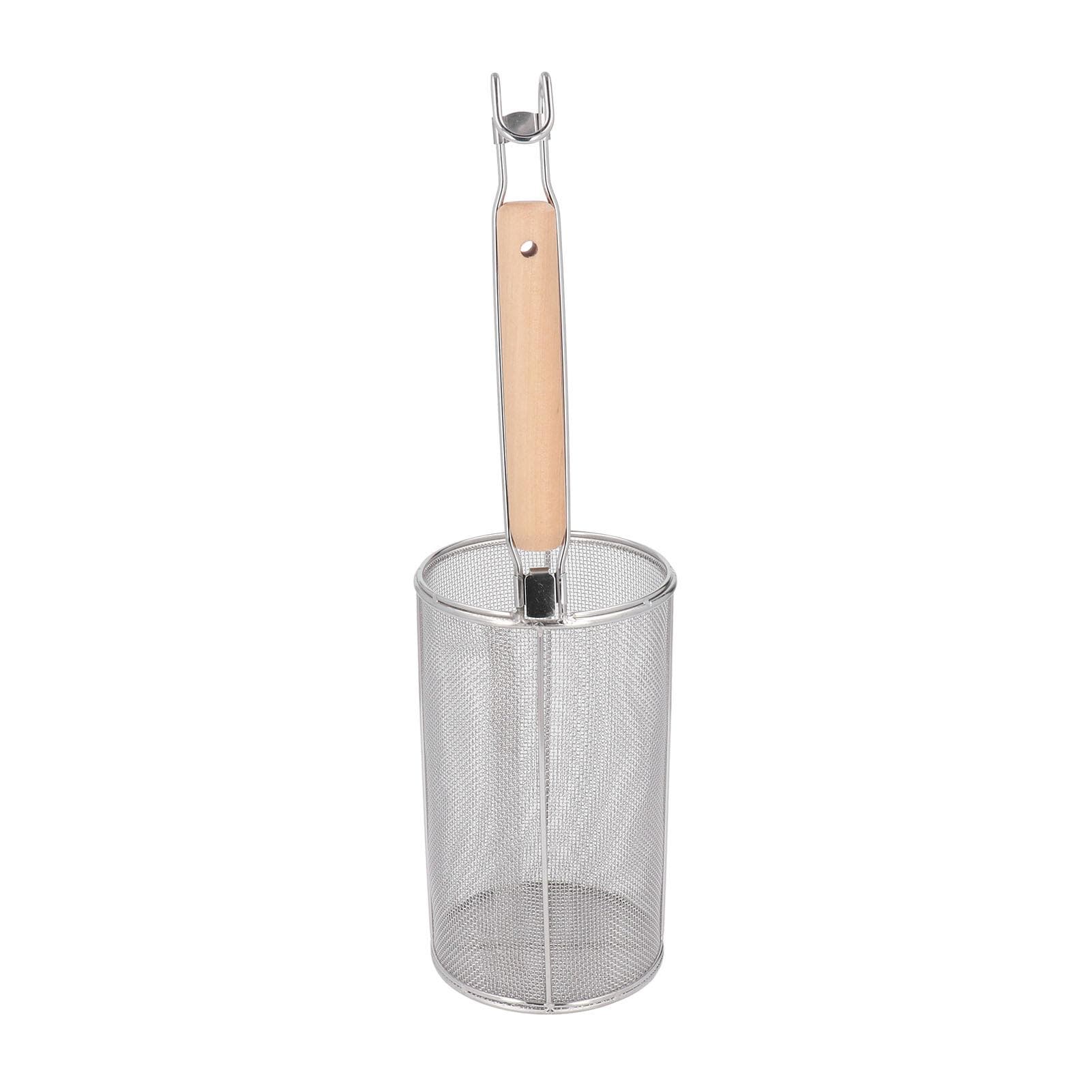 Dumpling Mesh Pasta Basket Stainless Steel Fine Mesh Pasta Basket for Pasta Noodles Dumpling L