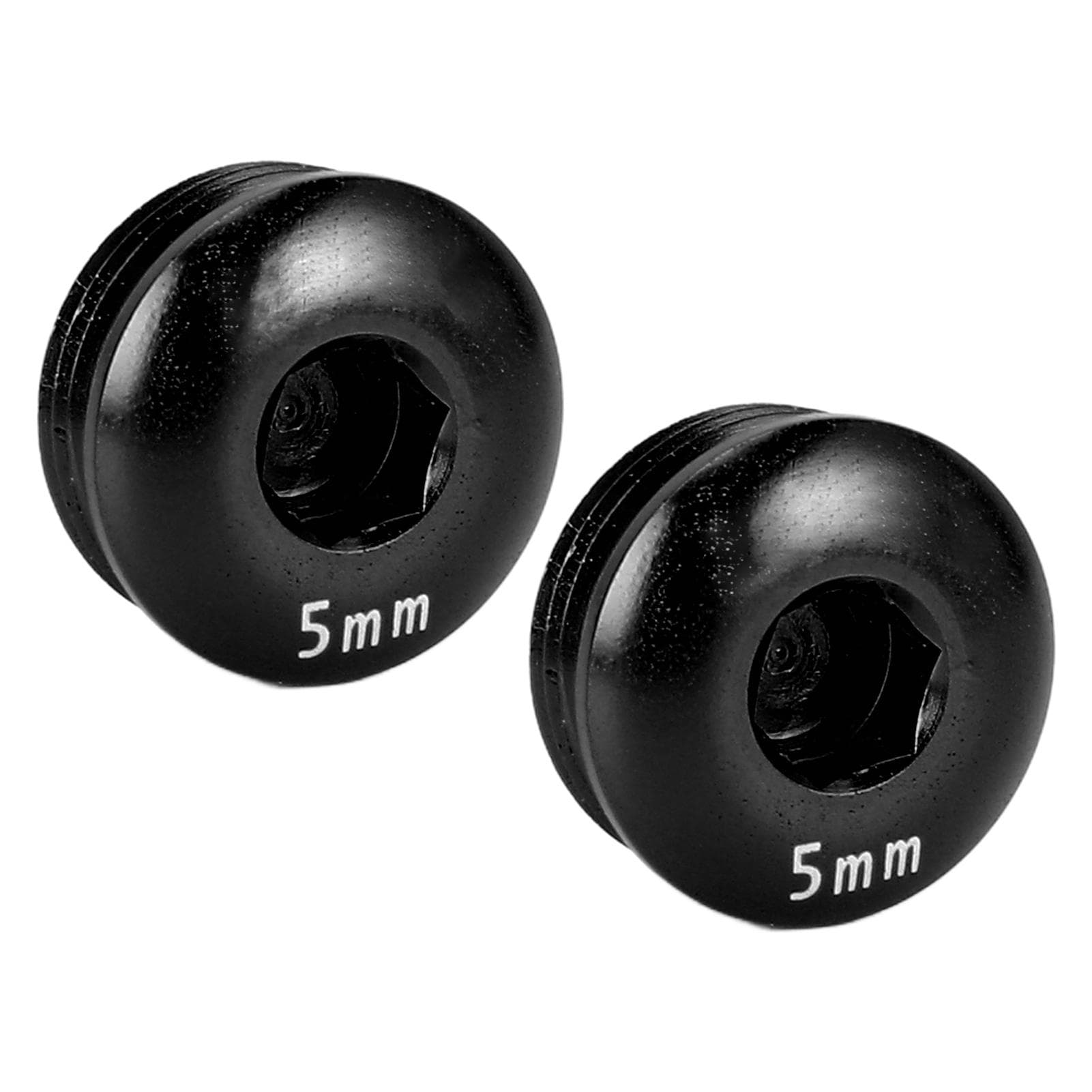 Cycle Pedal Screw Cap Aluminum Alloy M14 Thread 5MM Pedal Screw Cover for Mountain Cycle Ti Color