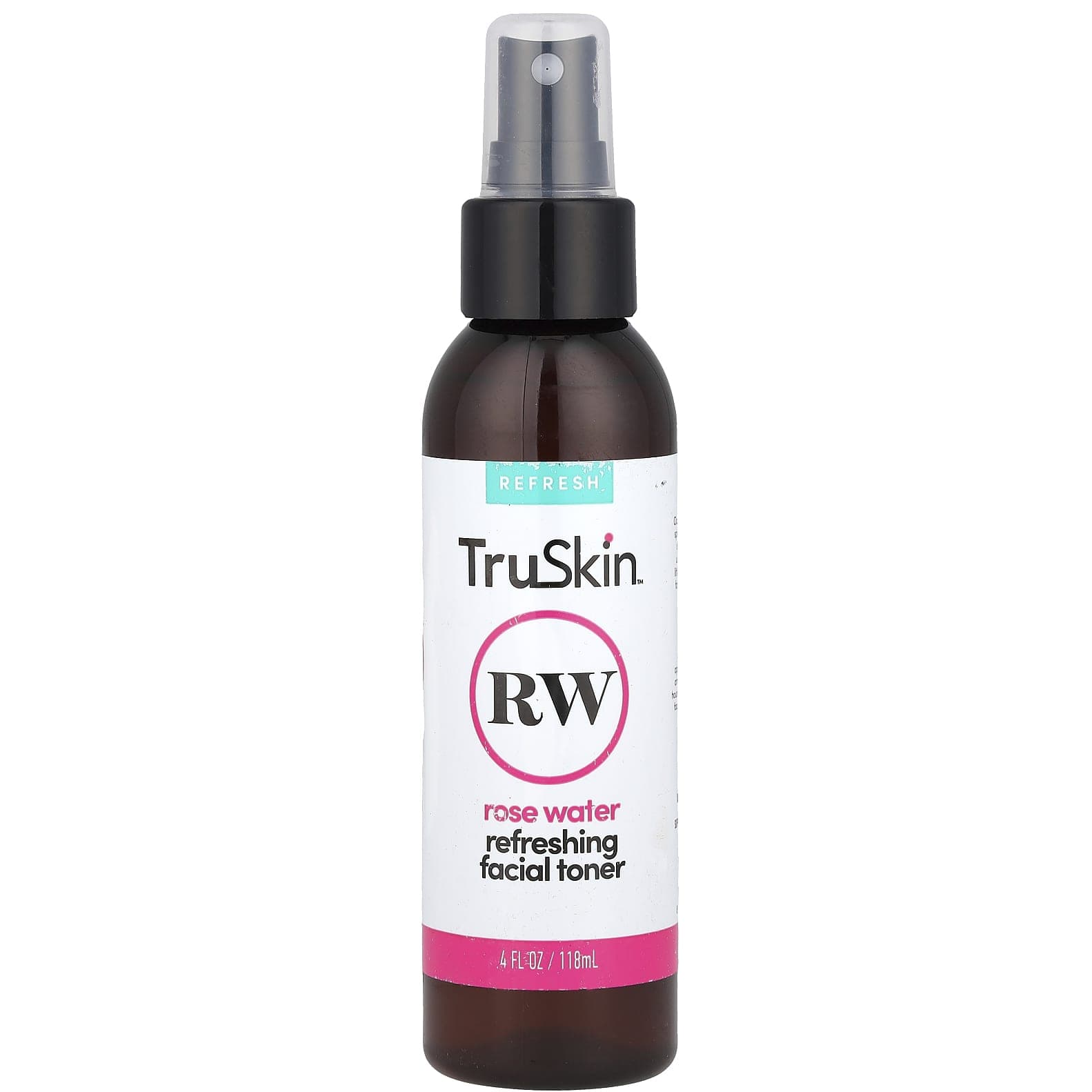 TruSkin, Rose Water Refreshing Facial Toner, 4 fl oz (118 ml)