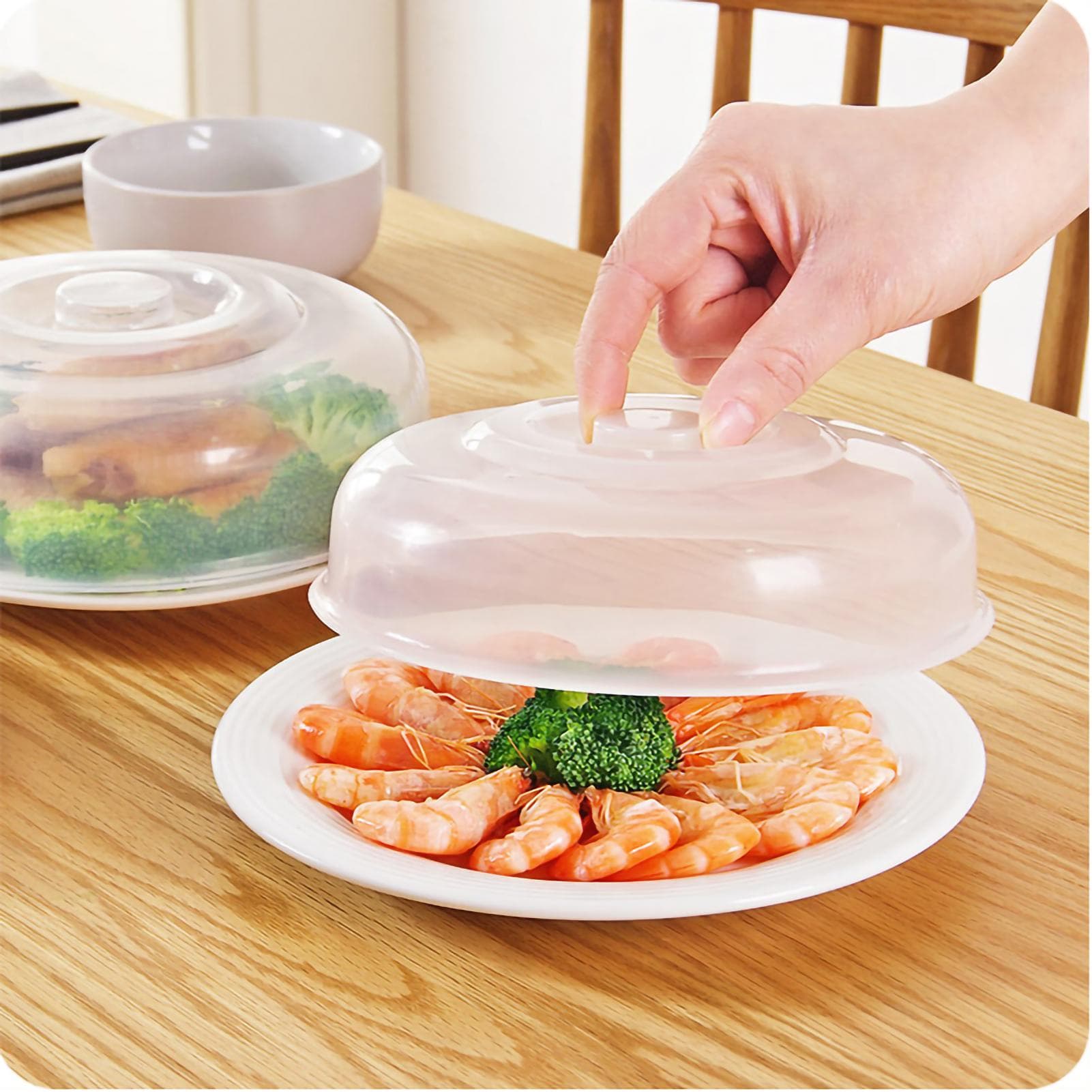 Microwave Cover Transparency PP Material Food Protection Grab Design Safe Healthy Microwave 20cm