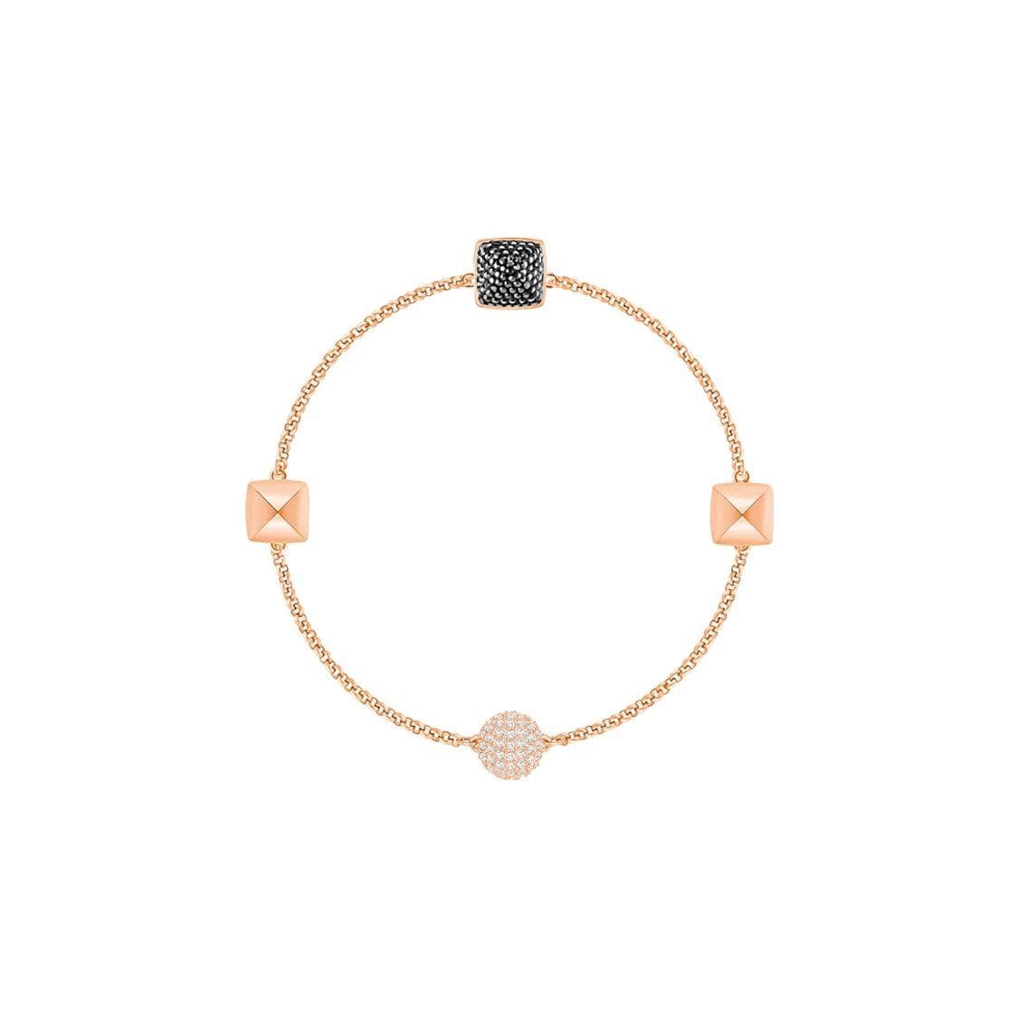 Swarovski Remix Black Square Magnetic Bracelet Women bracelets Gold 5373213 S
