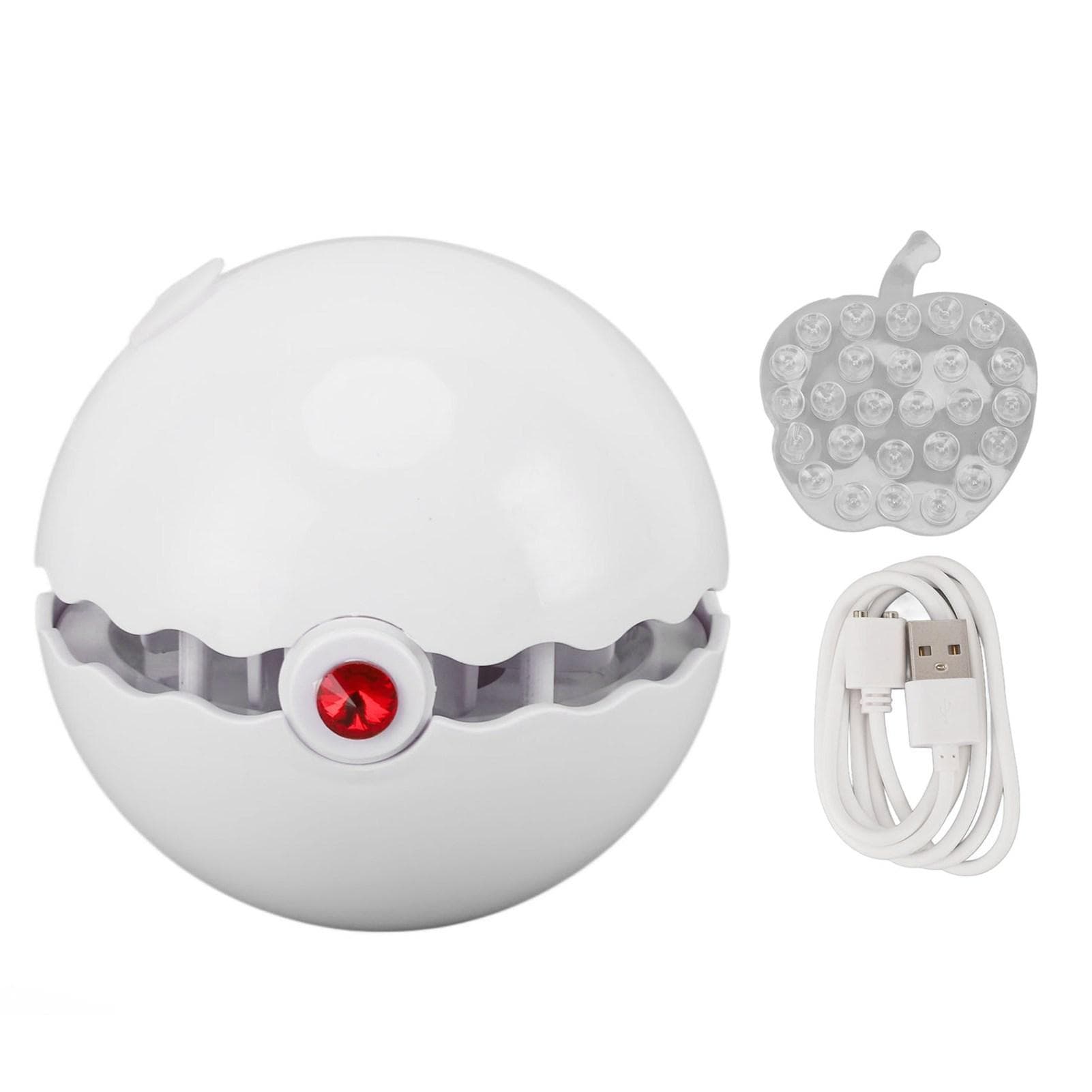 Mini Sink Dishwasher 1200mAh USB Charging IP67 High Speed Rotation USB Dish Washing Machine for L red