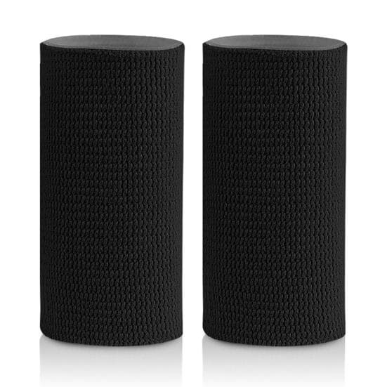 2Pcs Ankle Sleeves Moisturizing Sport Protector Ankle Brace Ice Skate Guards for Skating Riding Skiing Ankle Protection black