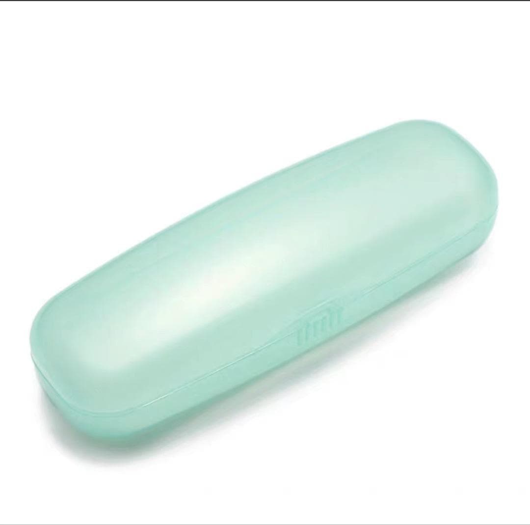 Translucent Plastic Glasses Case Lens Glasses Protector Box For Sunglasses Women Men Reading Sunglasses Holder Containers Box green