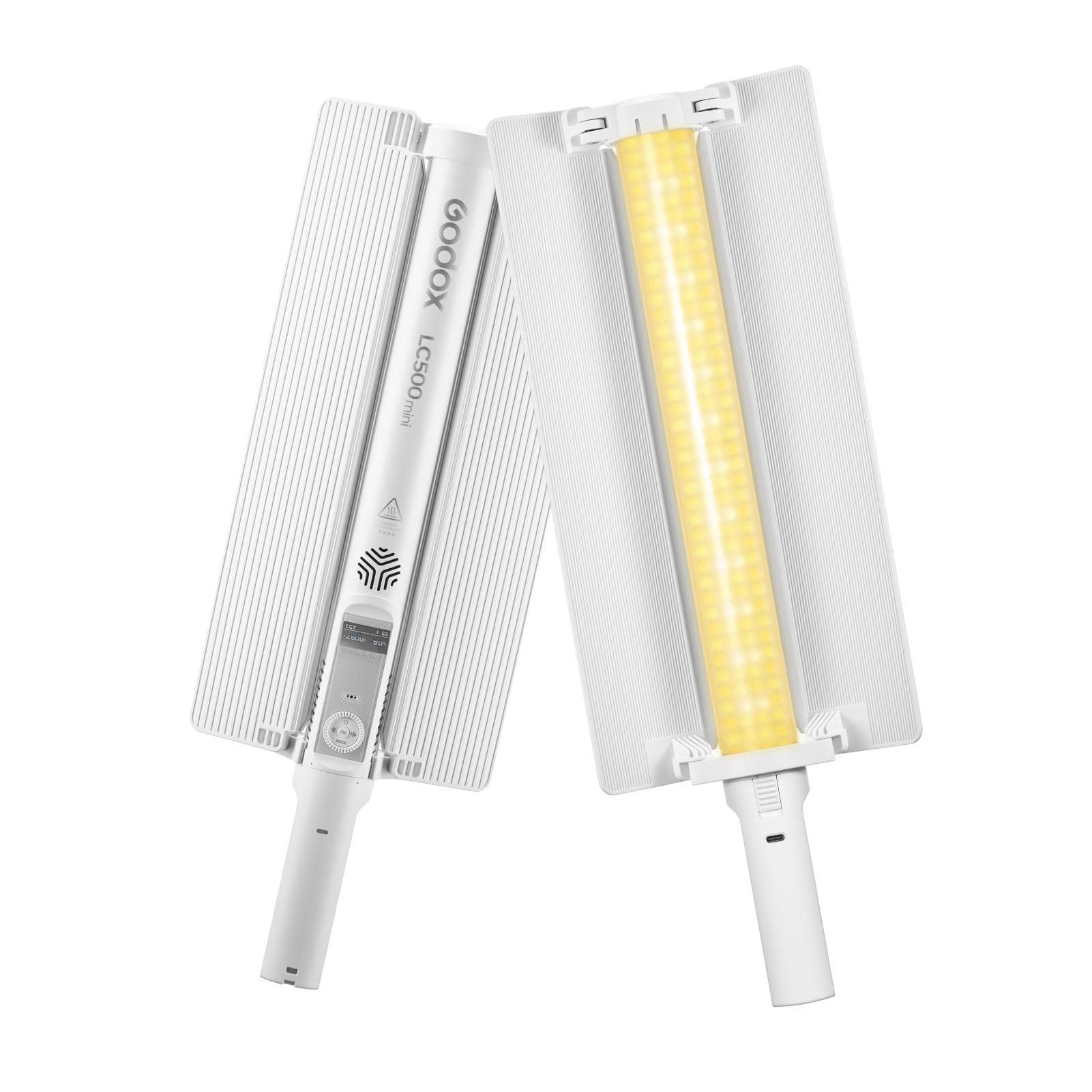 GODOX MINI LC500 20W Handheld Photography Lamp Portable LED Light LED Wand 2470mAh Battery Built in white