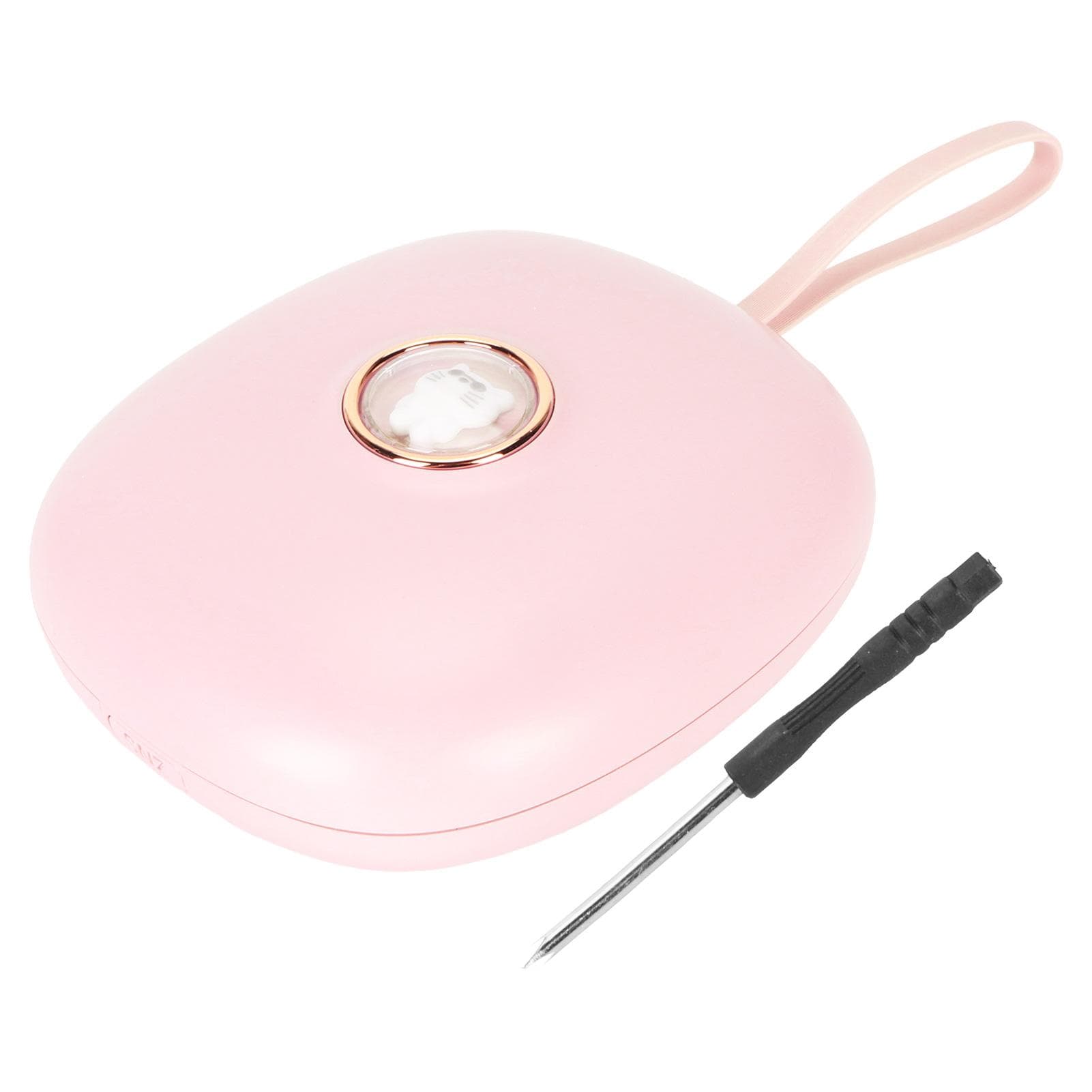 Vibrating Digital Alarm Clock Portable LED Electronic Digital Alarm Clock for Heavy Sleepers rose pink