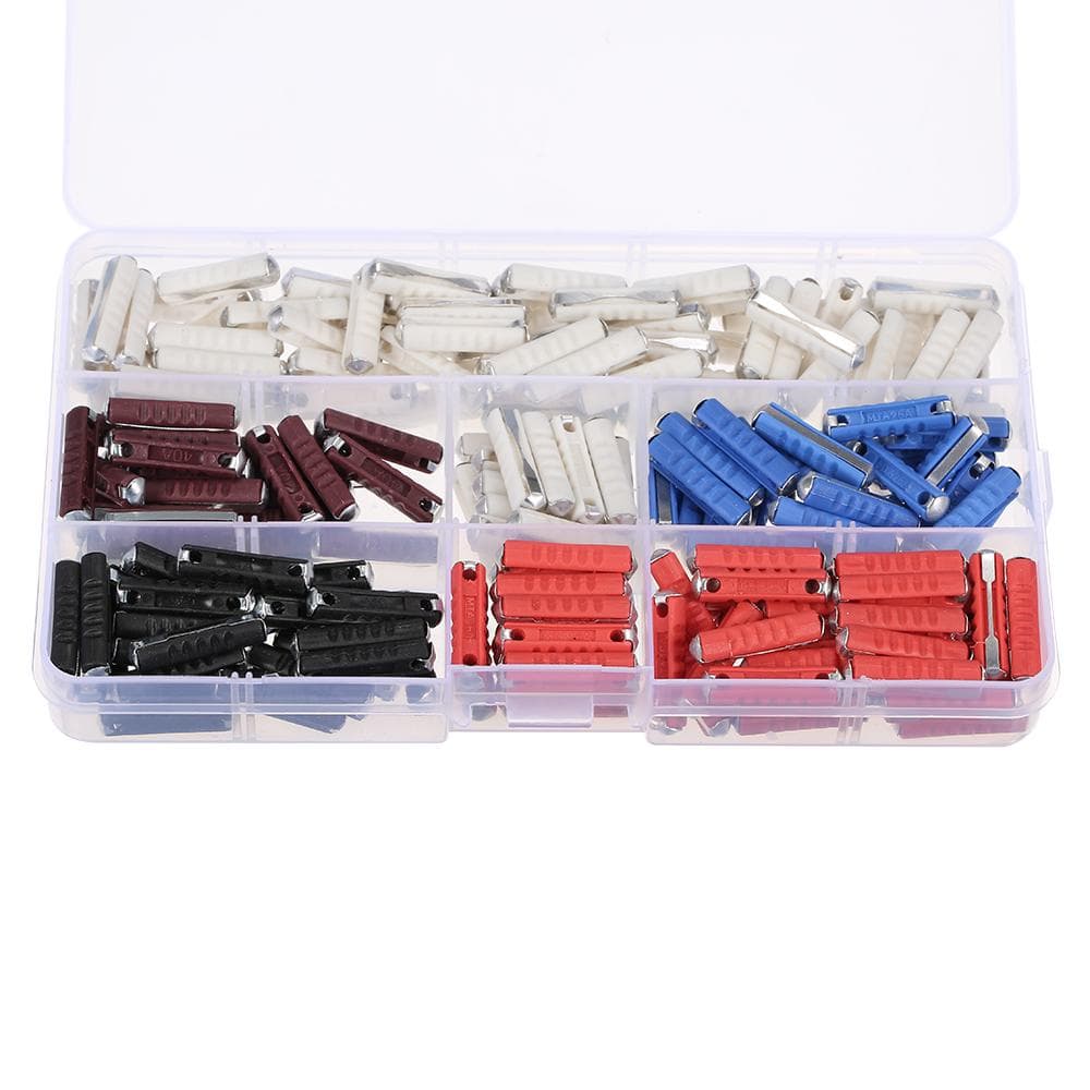 200pcs Assorted Box Continental Fuses Fast-Acting Torpedo Ceramic