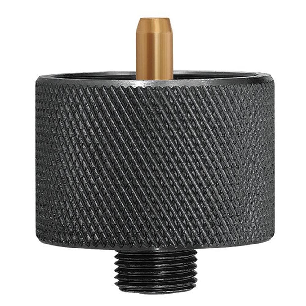 Camping Stove Adapter Outdoor Propane Gas Tank Adapter Conversion Head grey