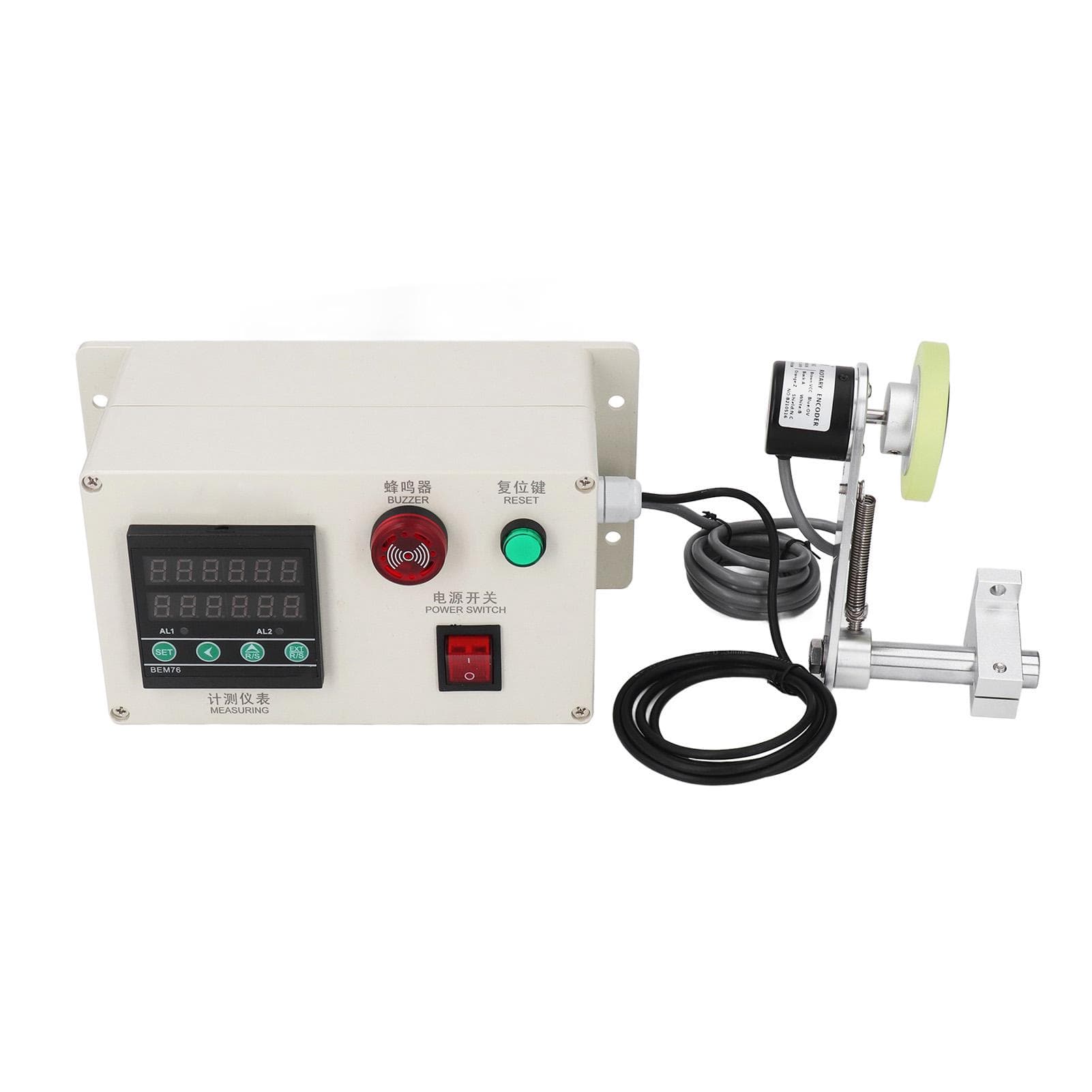 Digital Length Counter Roller Wheel Meter Digital Display 6 Digit 1?999999 for Cloth