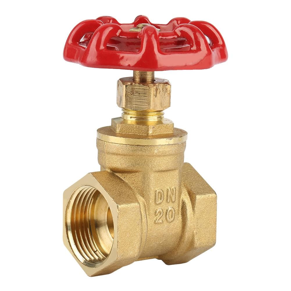 DN20 Brass Gate Valve BSPP G34 Rotary Sluice Valve 232PSI for Water Oil Gas