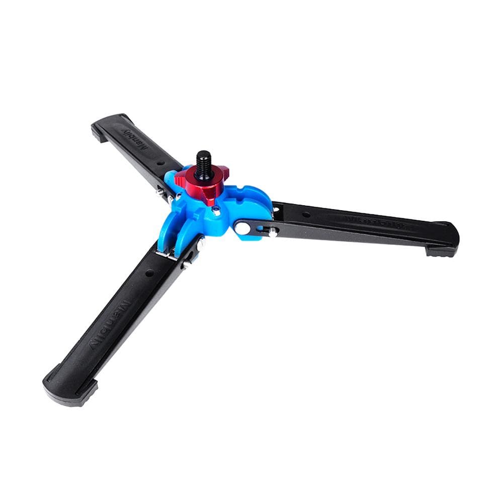 Manbily M-1 Portable Universal Mini Three Feet Support Tripod Stand Base Monopod Stand for Monopod black