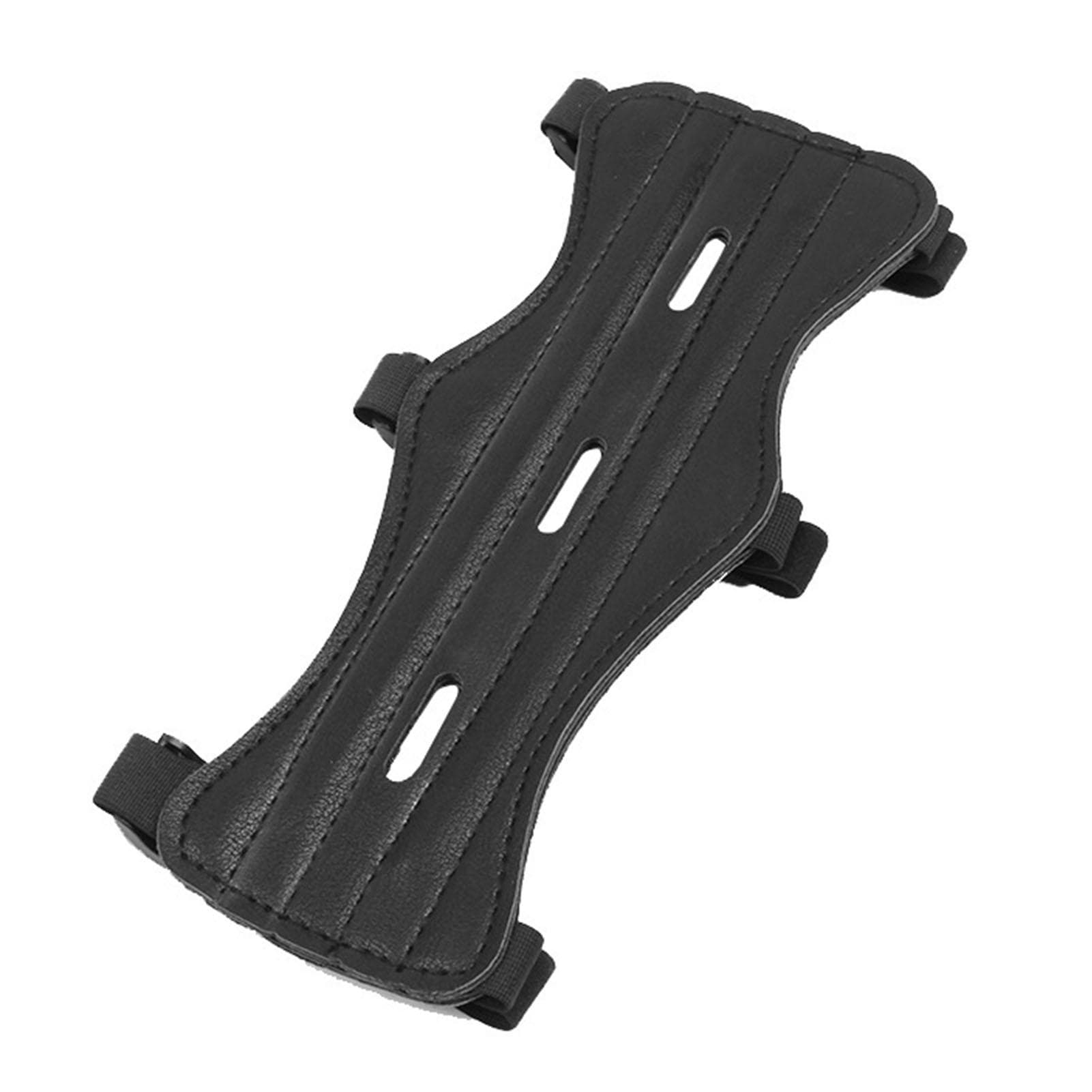 Archery Arm Protector PU Leather Left and Right Hand Universal Archery Forearm Guard for Hunting