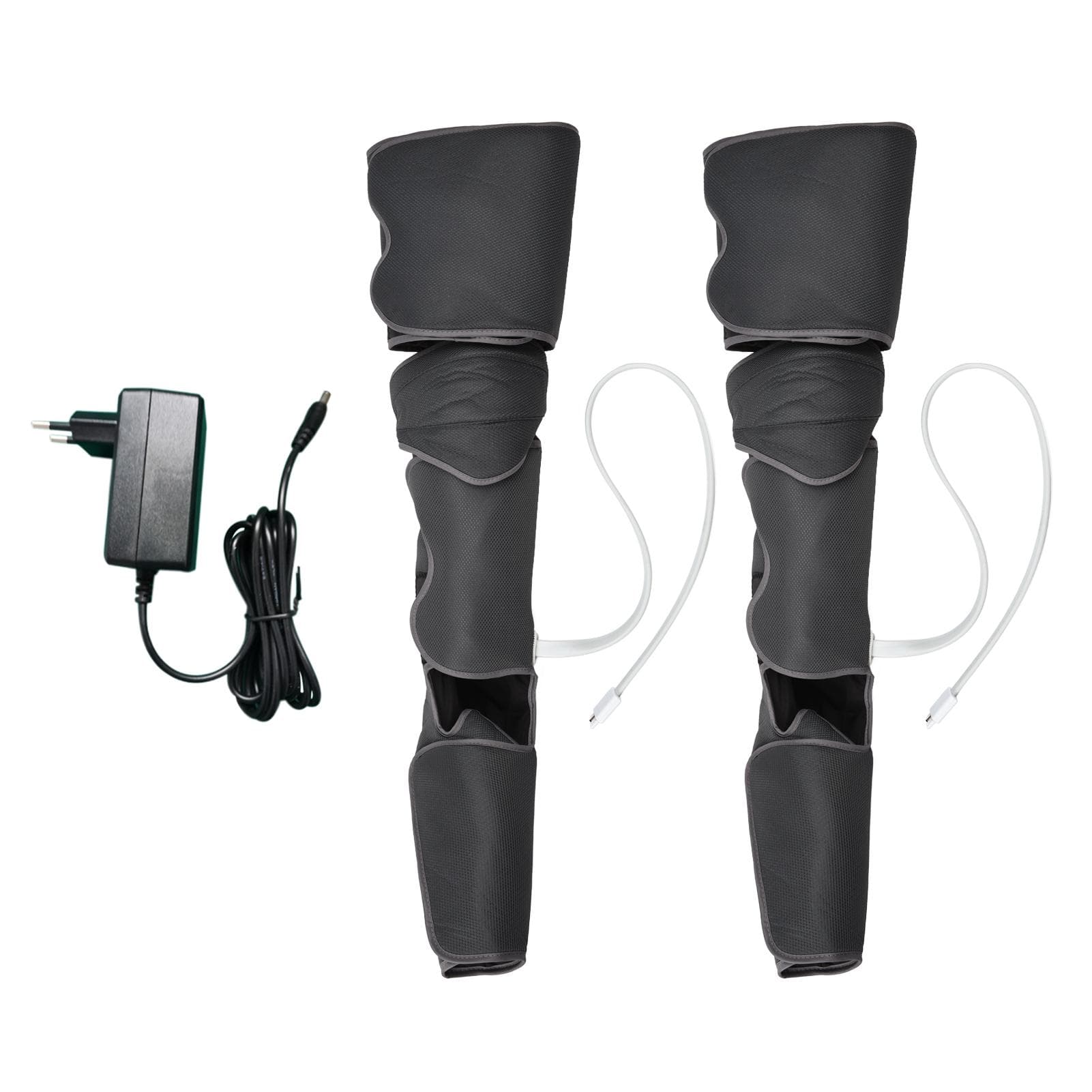 Leg Massager for Feet Calves Full Legs Circulation and Muscle Relaxation Air Compression Edema with EU Plug dark gray