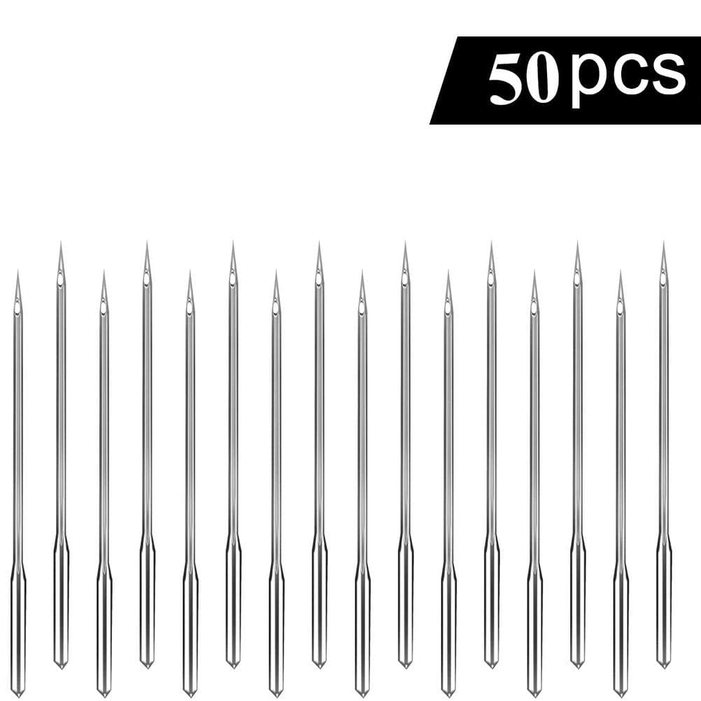 50Pcs Sewing Machine Needles Universal Home Sewing Needles for Singer Janome Varmax