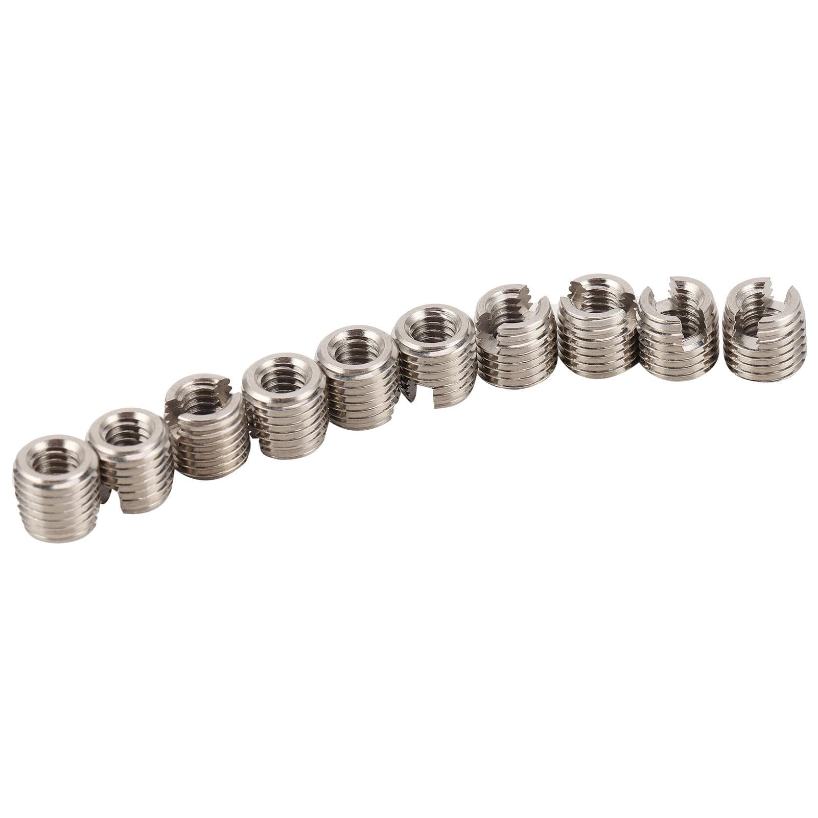 10Pcs Thread Inserts Reducing Nut Repair Tool Male Female Stainless Steel Hardware