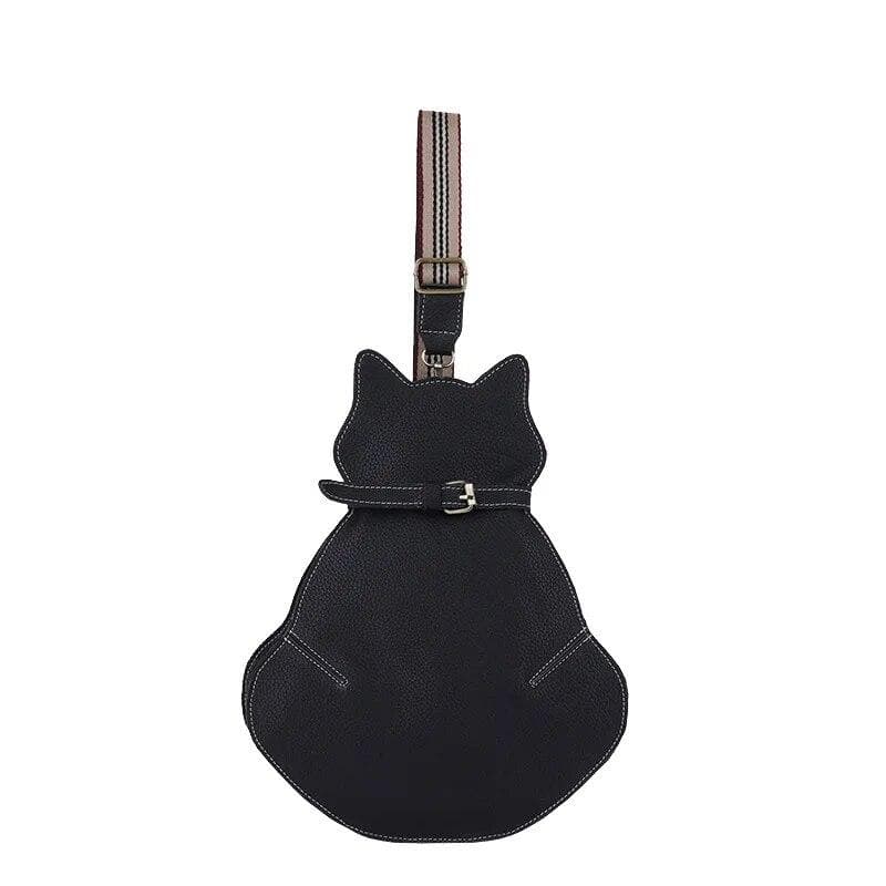 Fun Cartoon Cat Style Purses and Handbags for Women Novelty Handbag Girls Shoulder Crossbody Casual Female Clutch Designer Bag One Size black