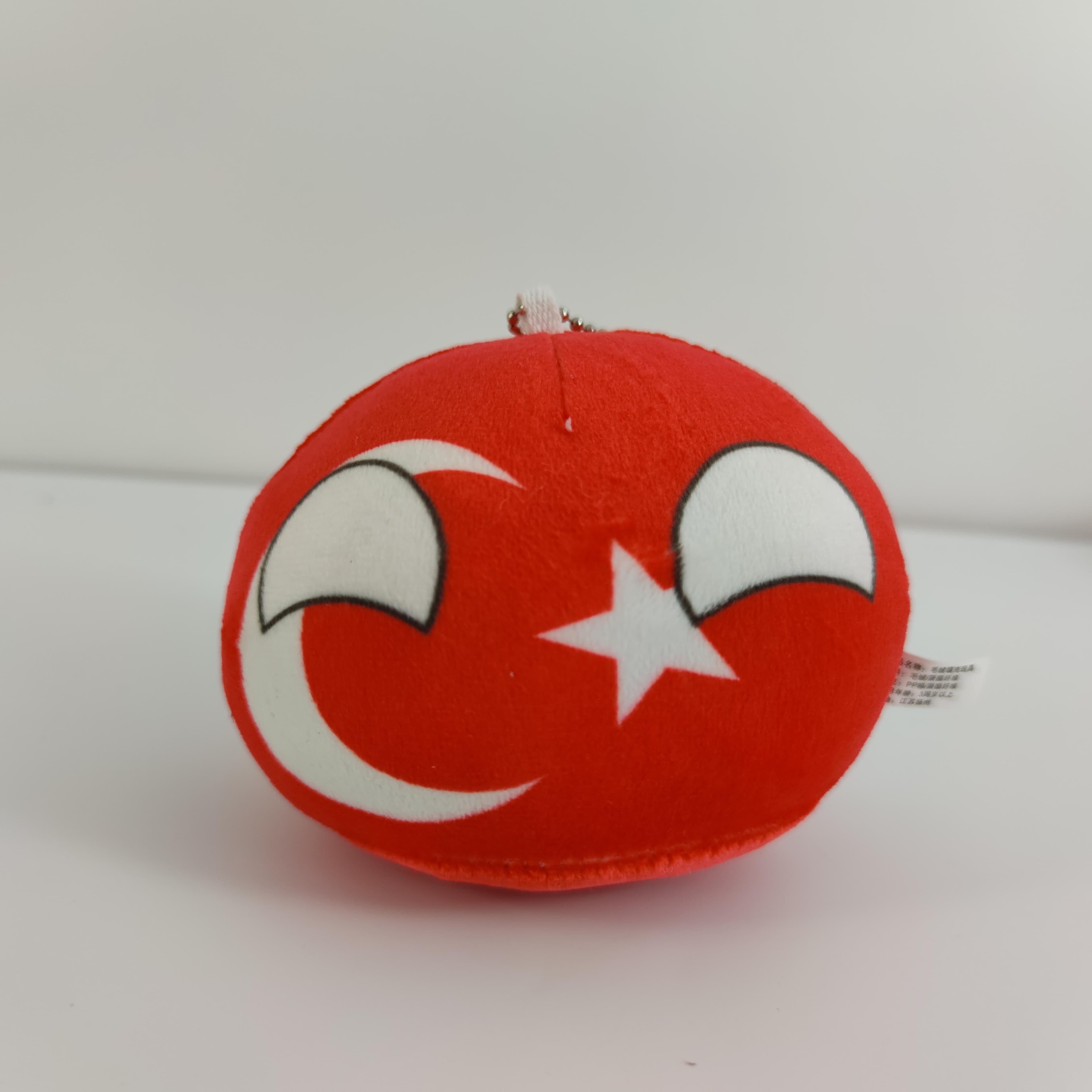 10cm Polandball Mini Plush Toy Kazakhstan Israel Palestine Iraq Egypt Countryball Anime Peripheral Gifts Turkey