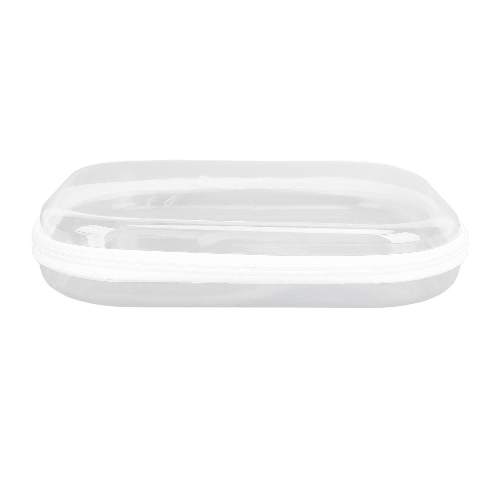 Zippered Hard Pouch PVC Clear Hard Shell Zipper Case Travel Bag for Building Blocks Puzzles