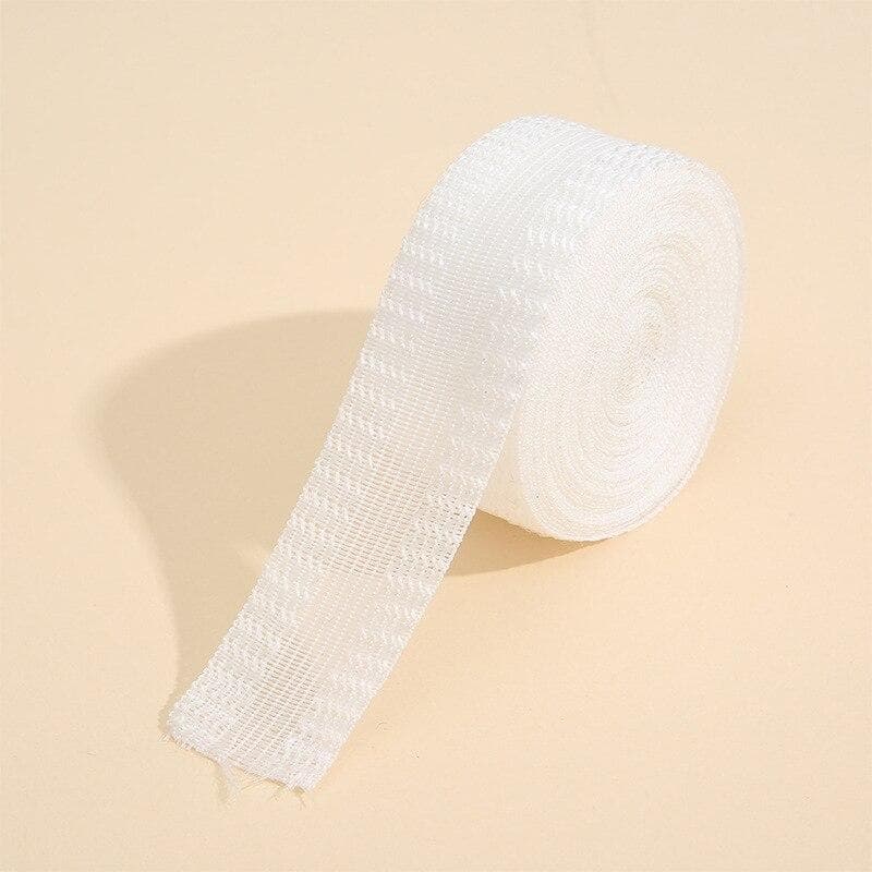 Self-Adhesive Tape for Trousers Legs Edge Shortening Sewing Tools Tape Paste Hemming Iron on Pants Jeans Clothes Length Shorten 3m white