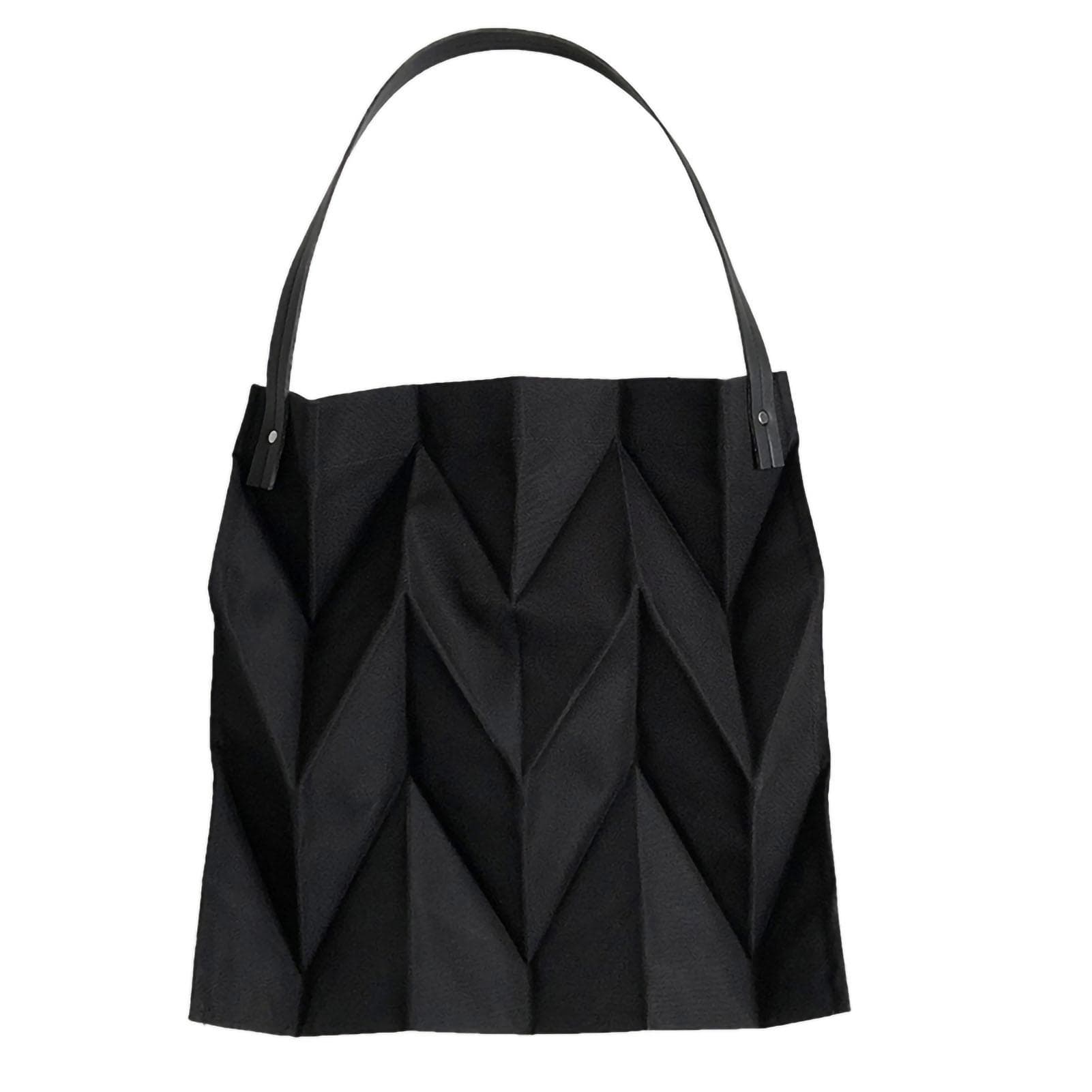 Reusable Tote Bag Large Capacity Fashion Polyline Design Shopping Cloth Bag for Home Travelling