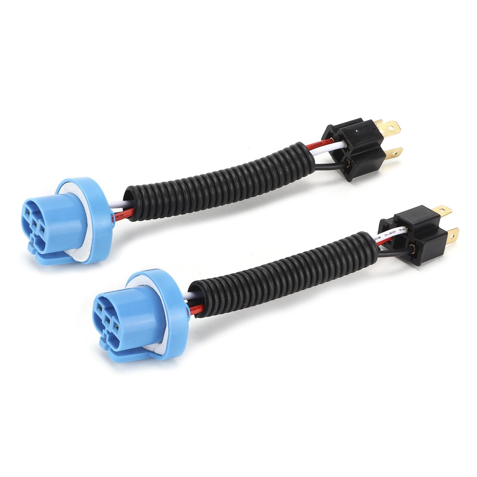 Car H4 Male to 9007 Female Adapter Headlight Mounted Universal Plug and Play 12V?24V