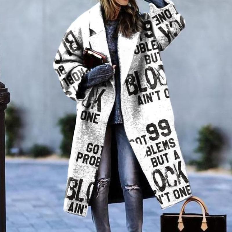 Autumn Women's Clothing Multi-color Plaid Long-sleeved Lapel Jacket L
