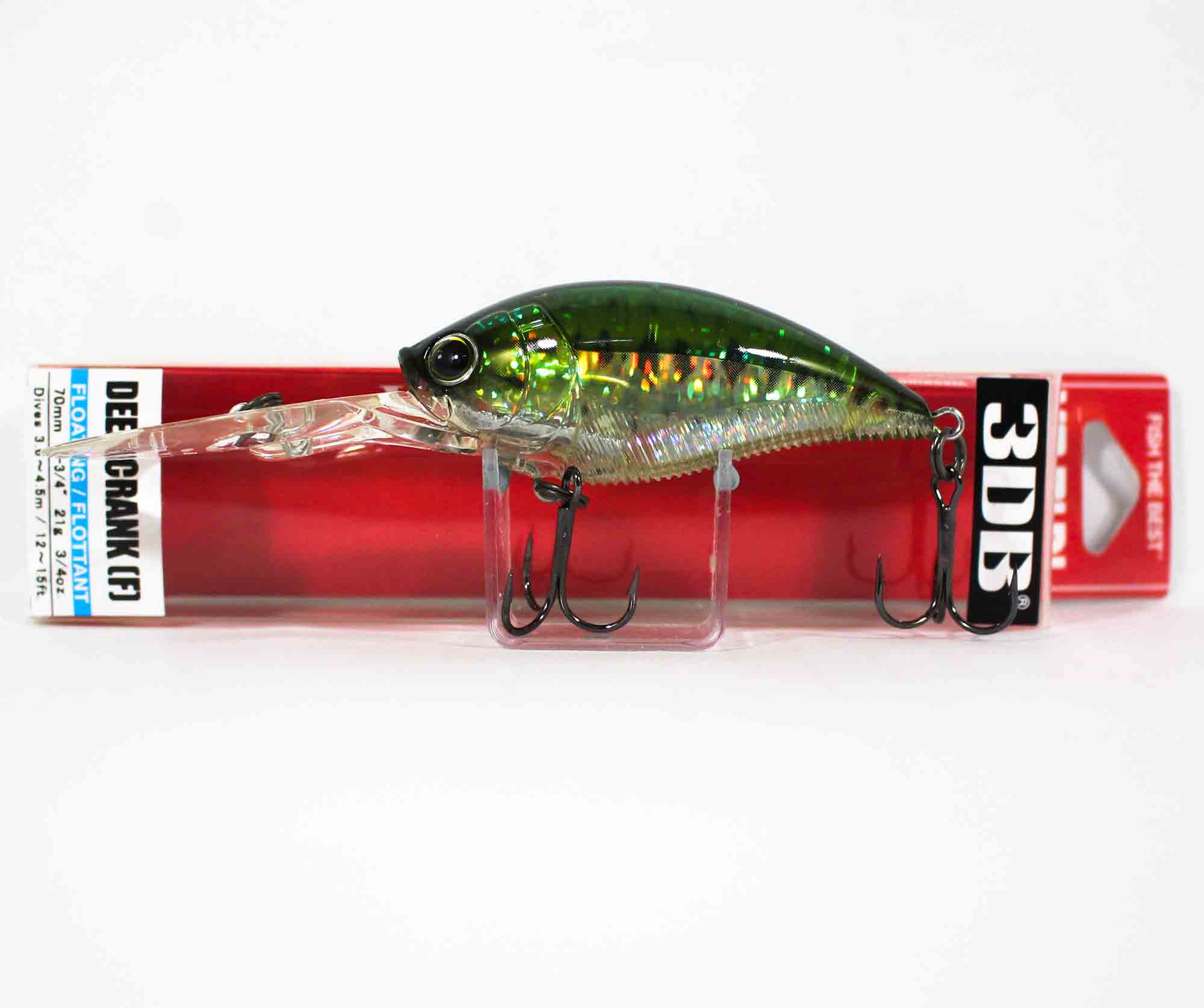 Yo Zuri Duel 3DB Deep Crank 70 mm Floating Lure R1108-PBB (5075)