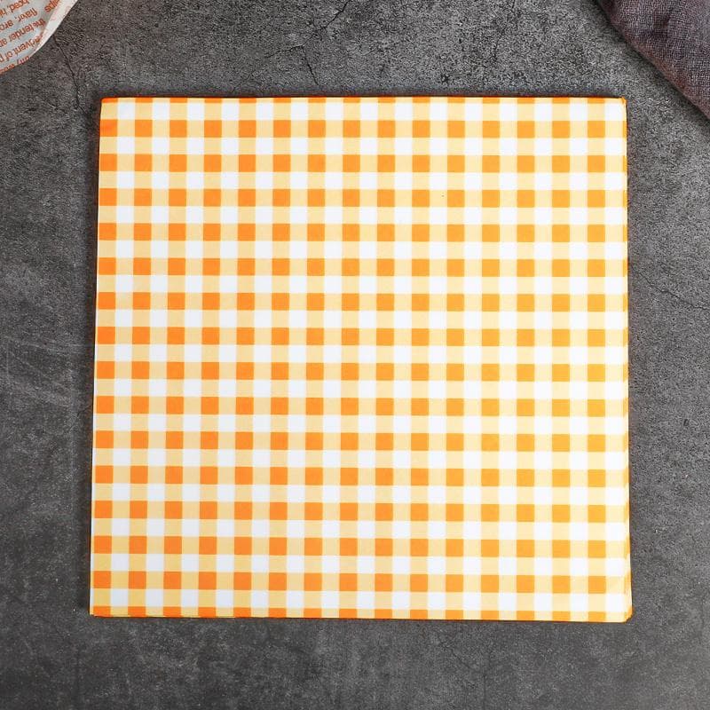 100Pcs Oilpaper Wrapping Paper for Bread Sandwich Burger Fries, Food-grade Wax Paper Baking Tools Kitchen Gadgets