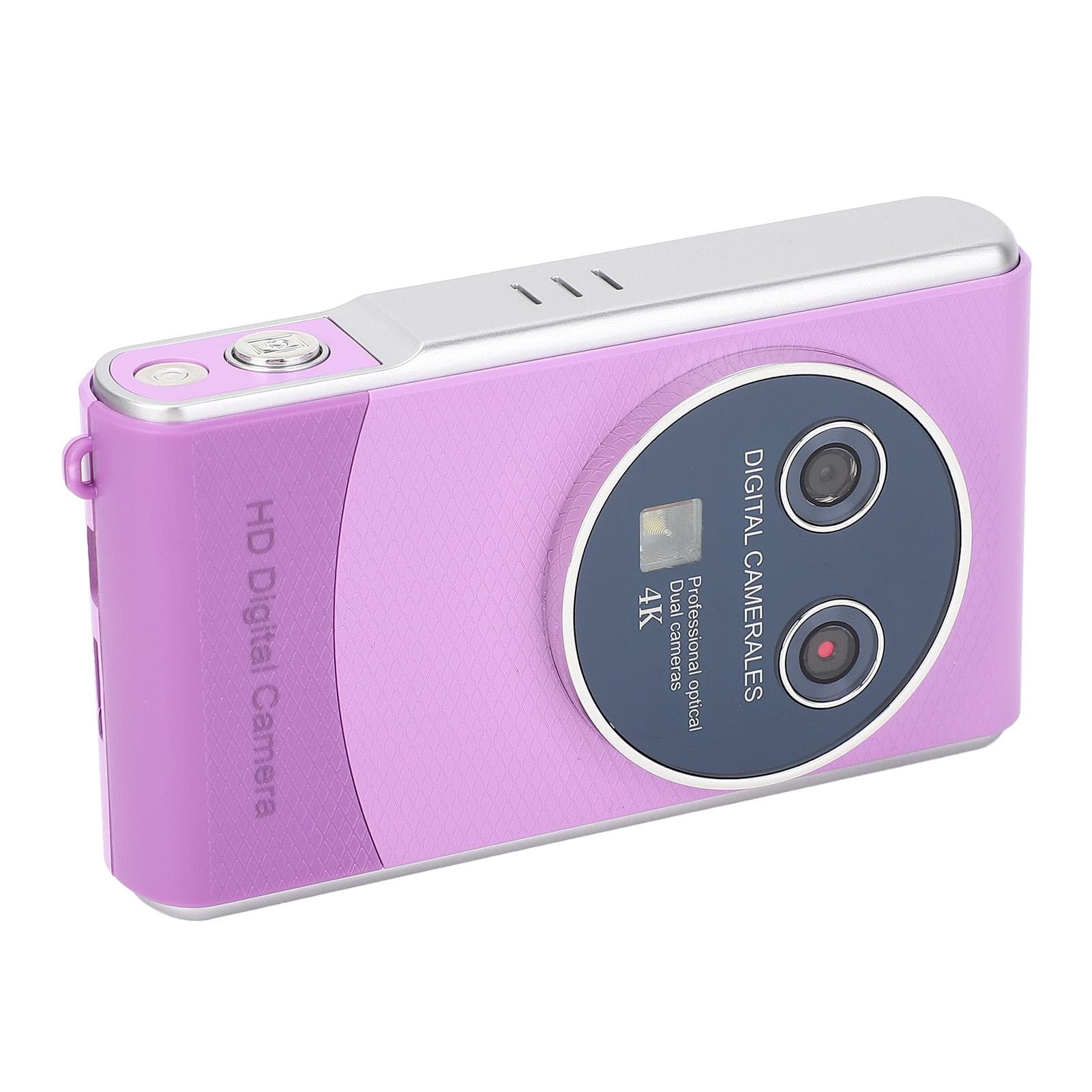 HD Digital Camera 36MP 1080P 18X Zoom Small Portable Dual Cameras Auto Focus Vlogging Selfie for purple